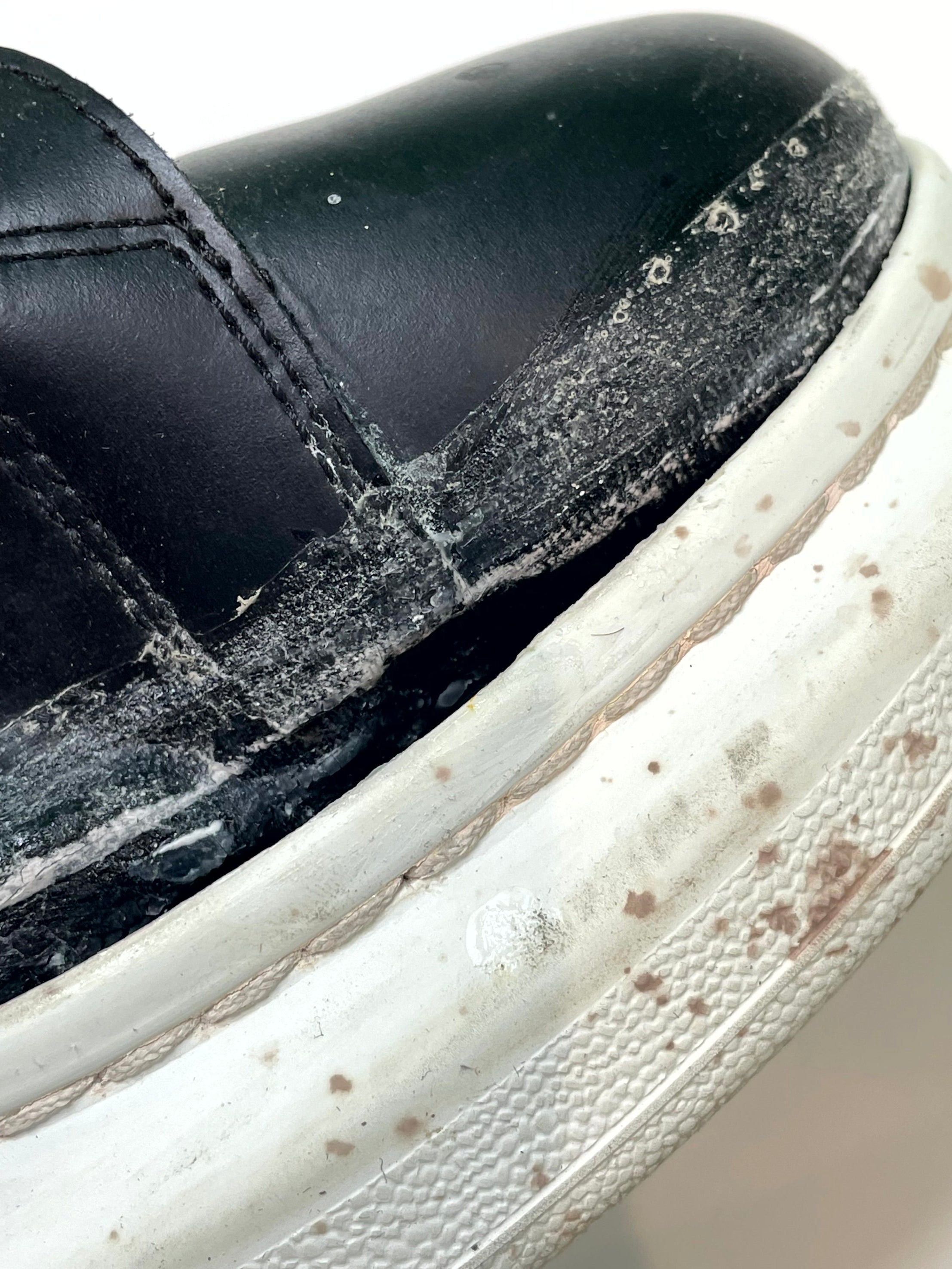 McQueen Oversized Black & White Sneakers