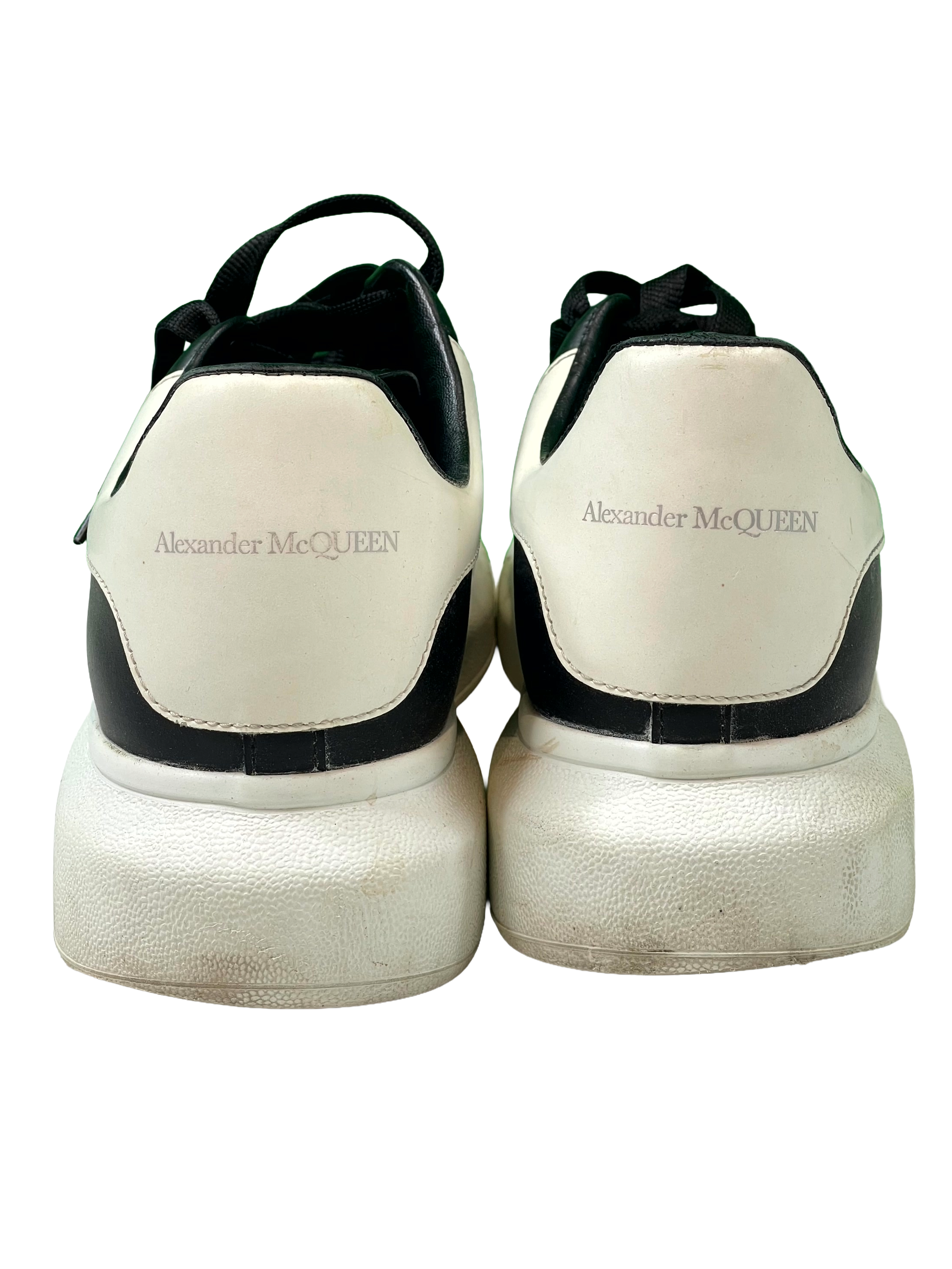 McQueen Oversized Black & White Sneakers