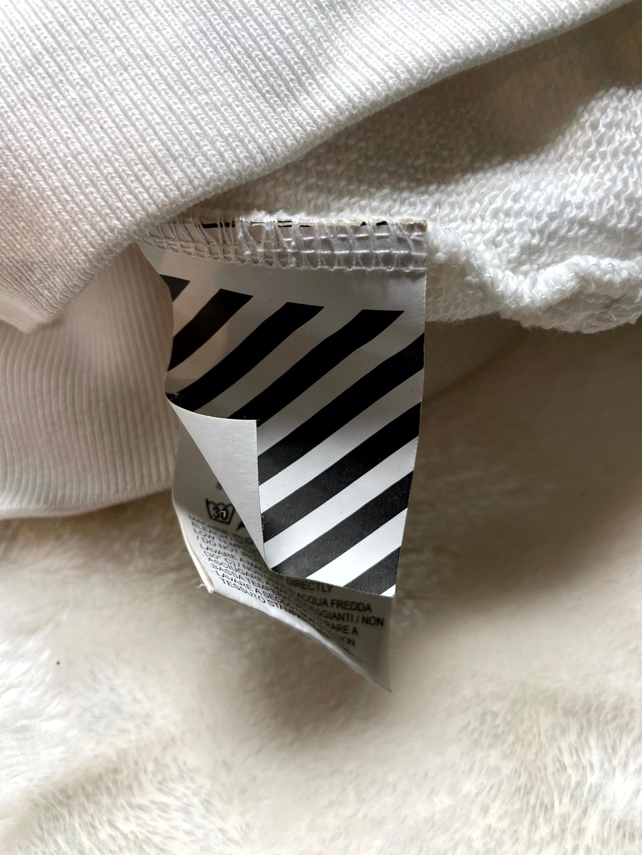 Off-White Small Logo White Crewneck