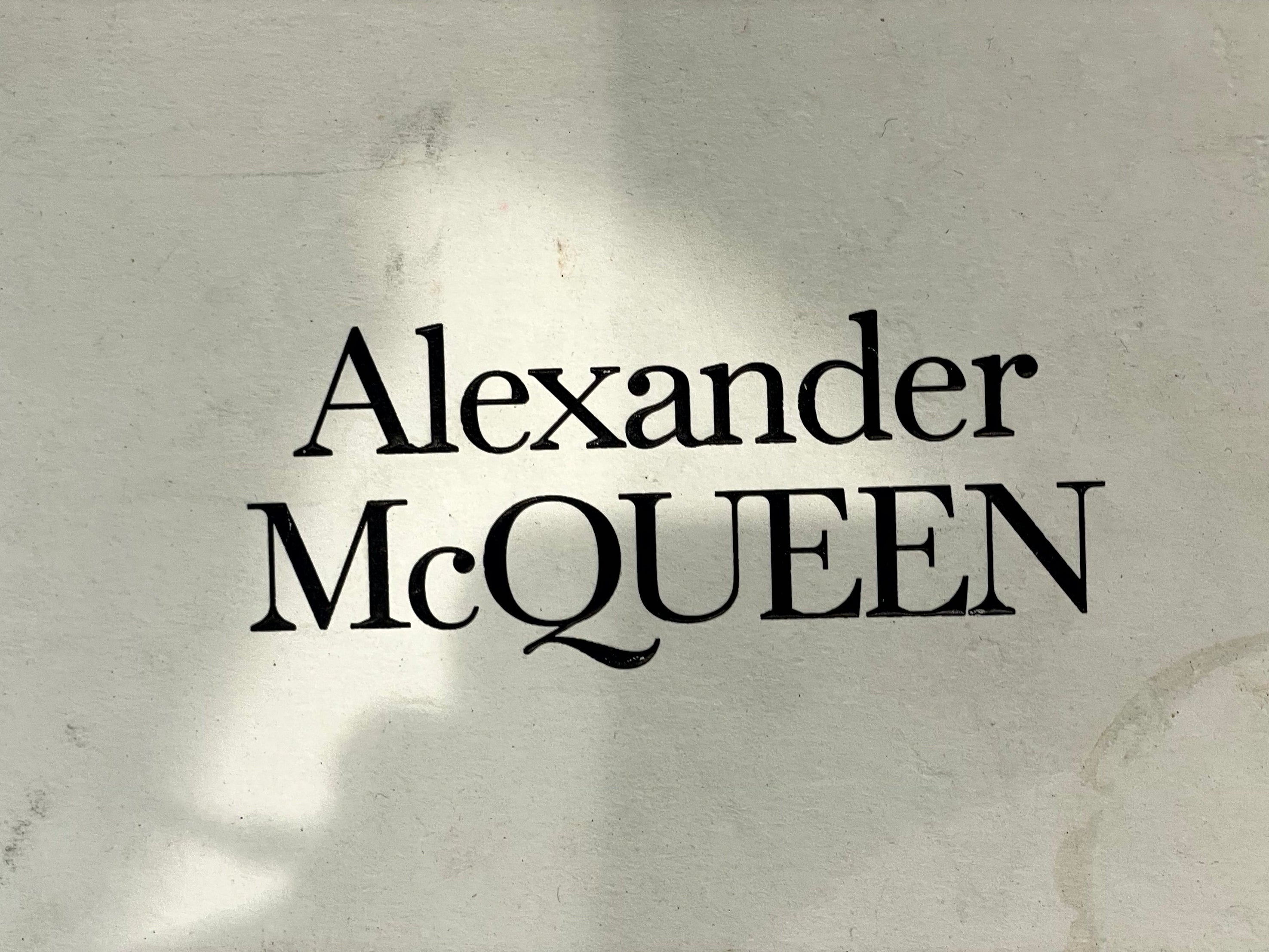 McQueen Oversized Black & White Sneakers