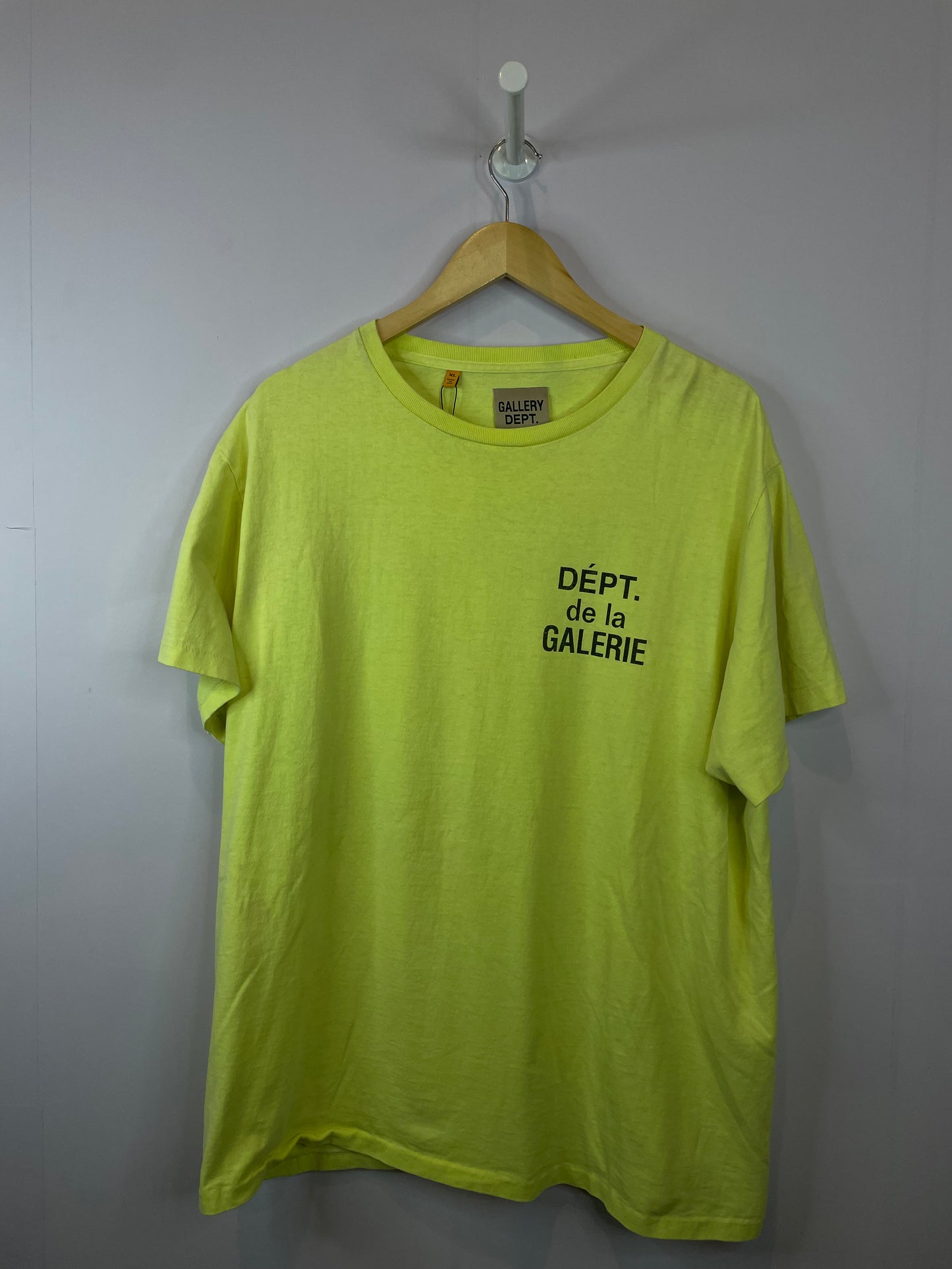 Gallery Dept Tee Neon Black Used XL