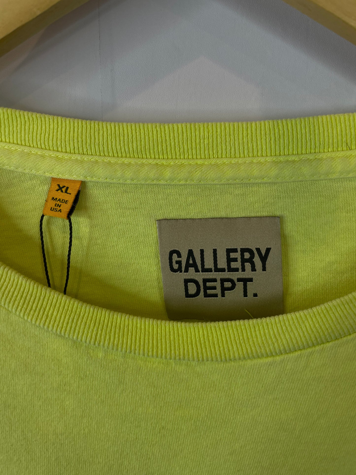 Gallery Dept Tee Neon Black Used XL