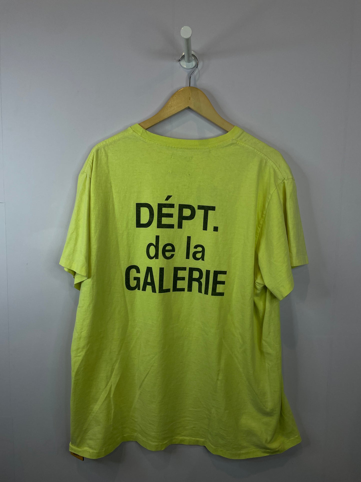 Gallery Dept Tee Neon Black Used XL