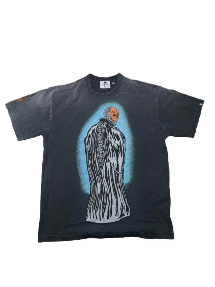 Warren Lotas Black Frank Stone Wash Tee