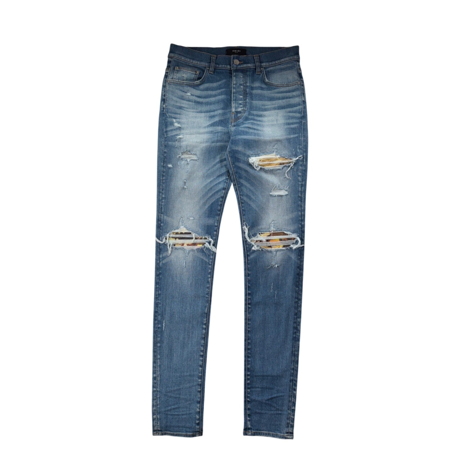 Amiri "MX1" Aloha Light Wash Jeans