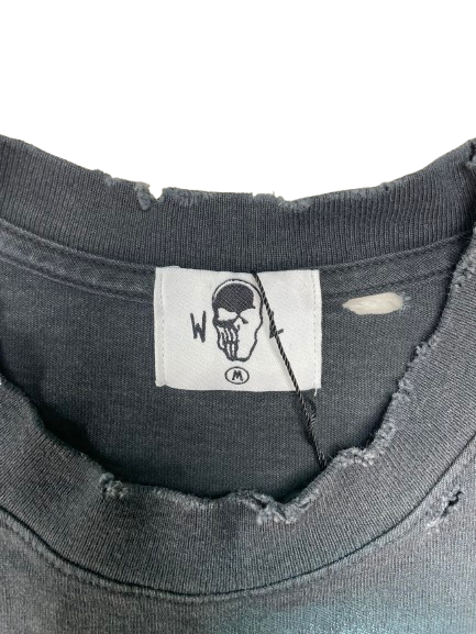 Warren Lotas Black Frank Stone Wash Tee