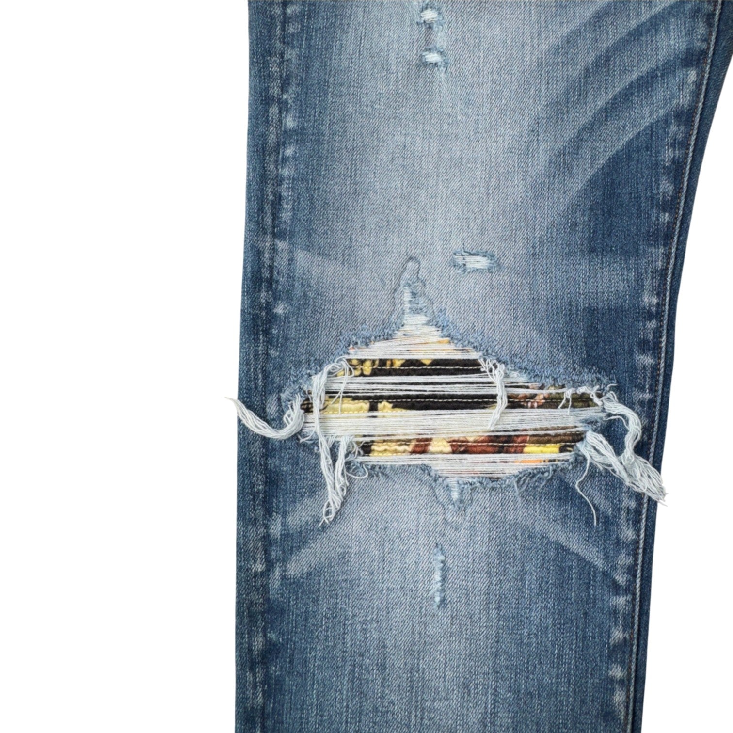 Amiri "MX1" Aloha Light Wash Jeans