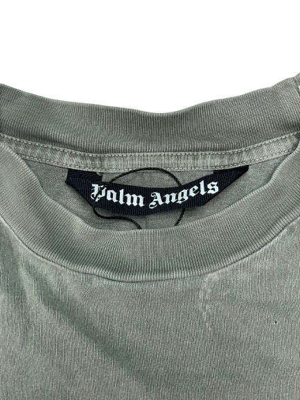 Palm Angels Olive Teddy Tee
