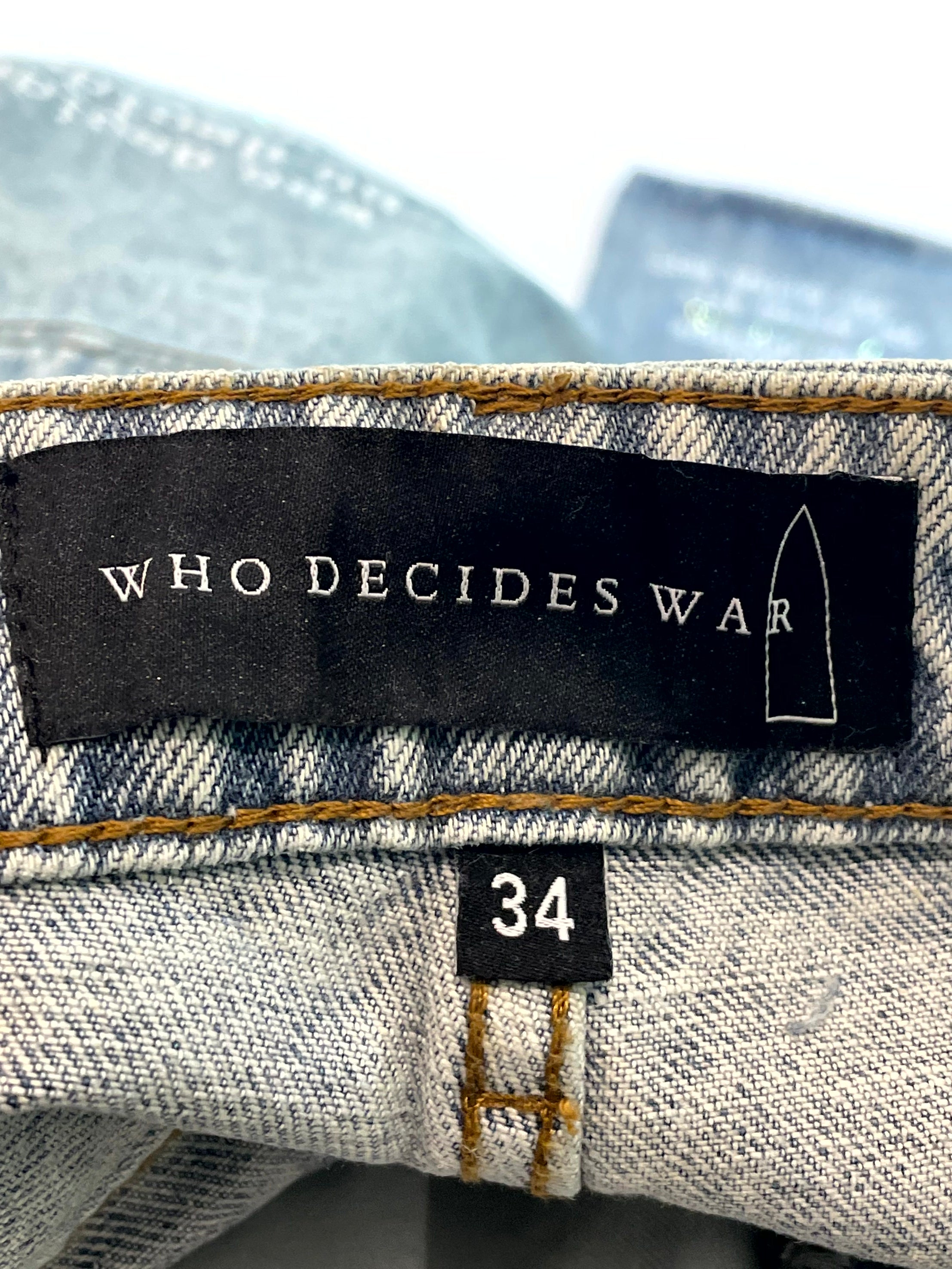 WDW Ultra Flare Scripture Denim Light Wash Jeans