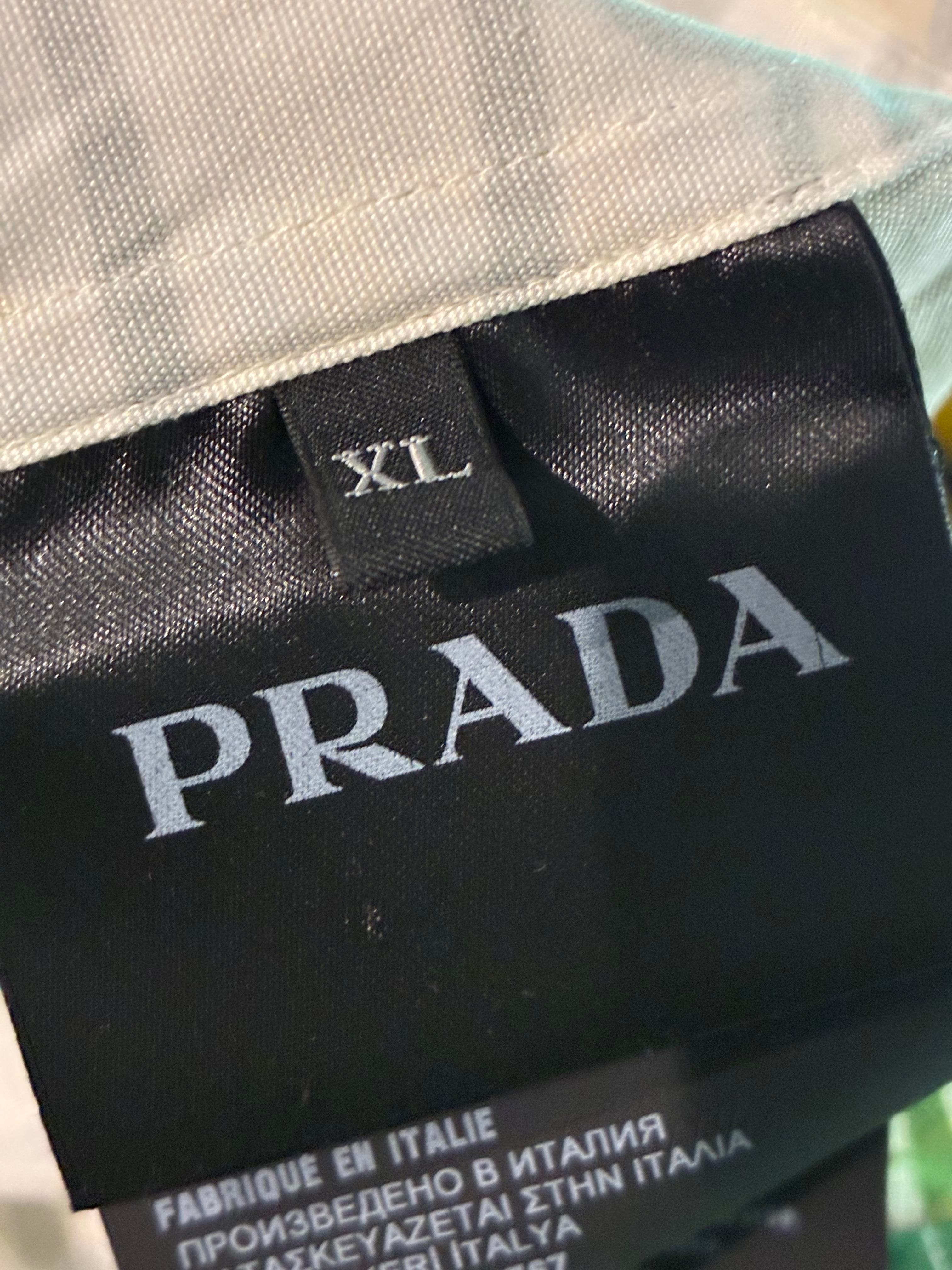 Prada 'Double Match Graphic' Button Up