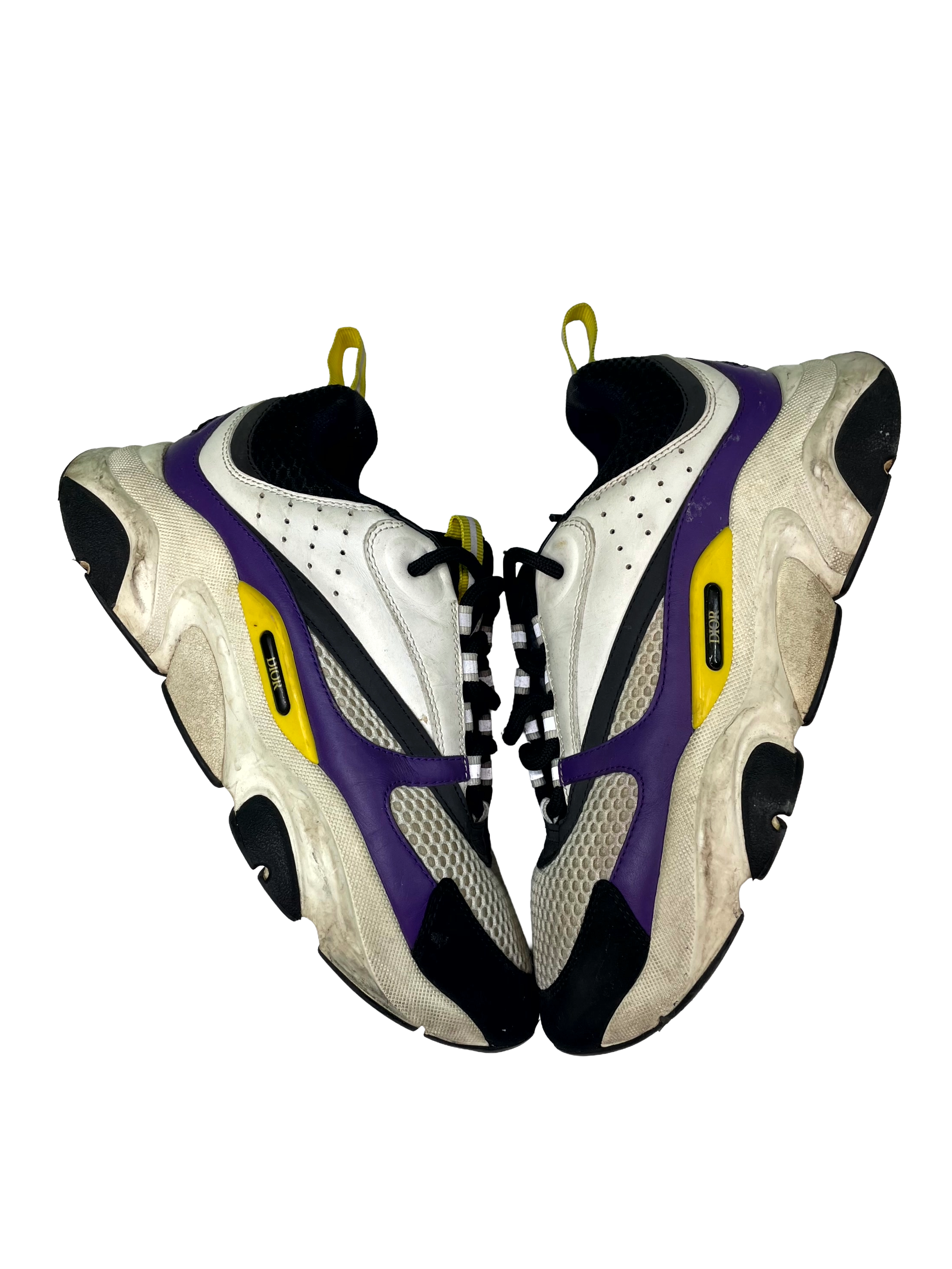 Dior B22 Purple & Yellow Sneakers
