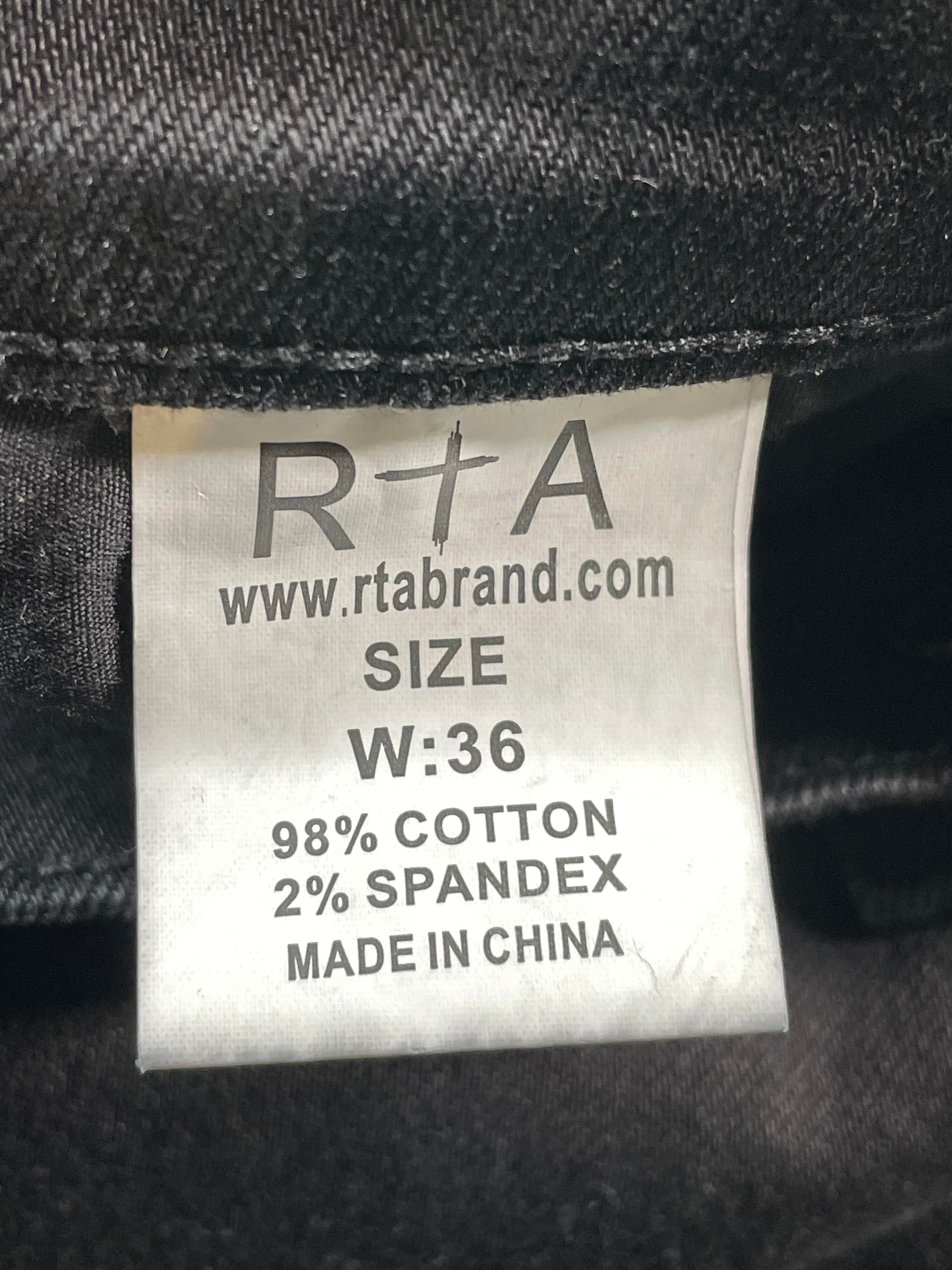 RTA RIP Black Jeans