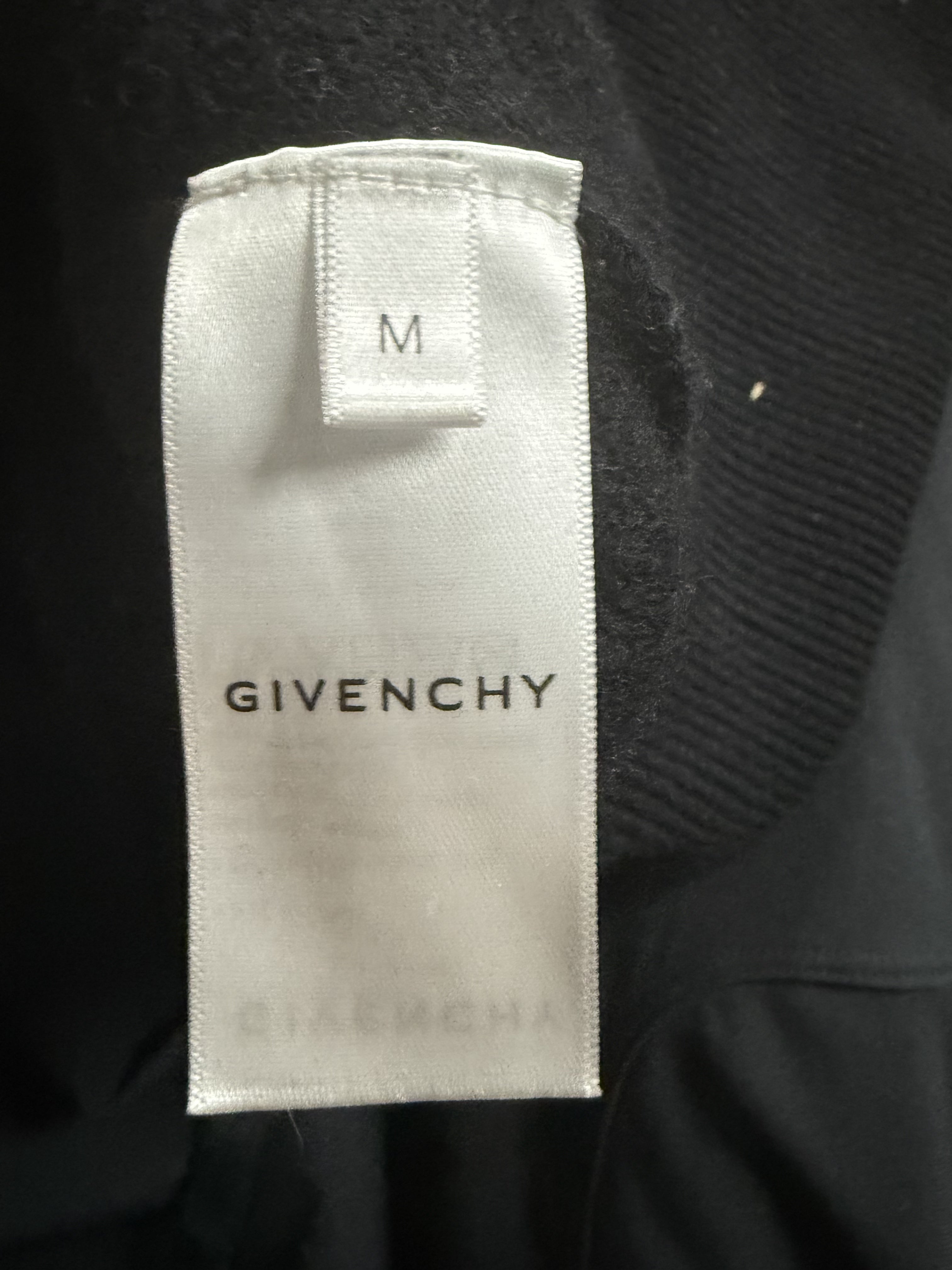 Givenchy Zip Up Fleece Black & Yellow Hoodie