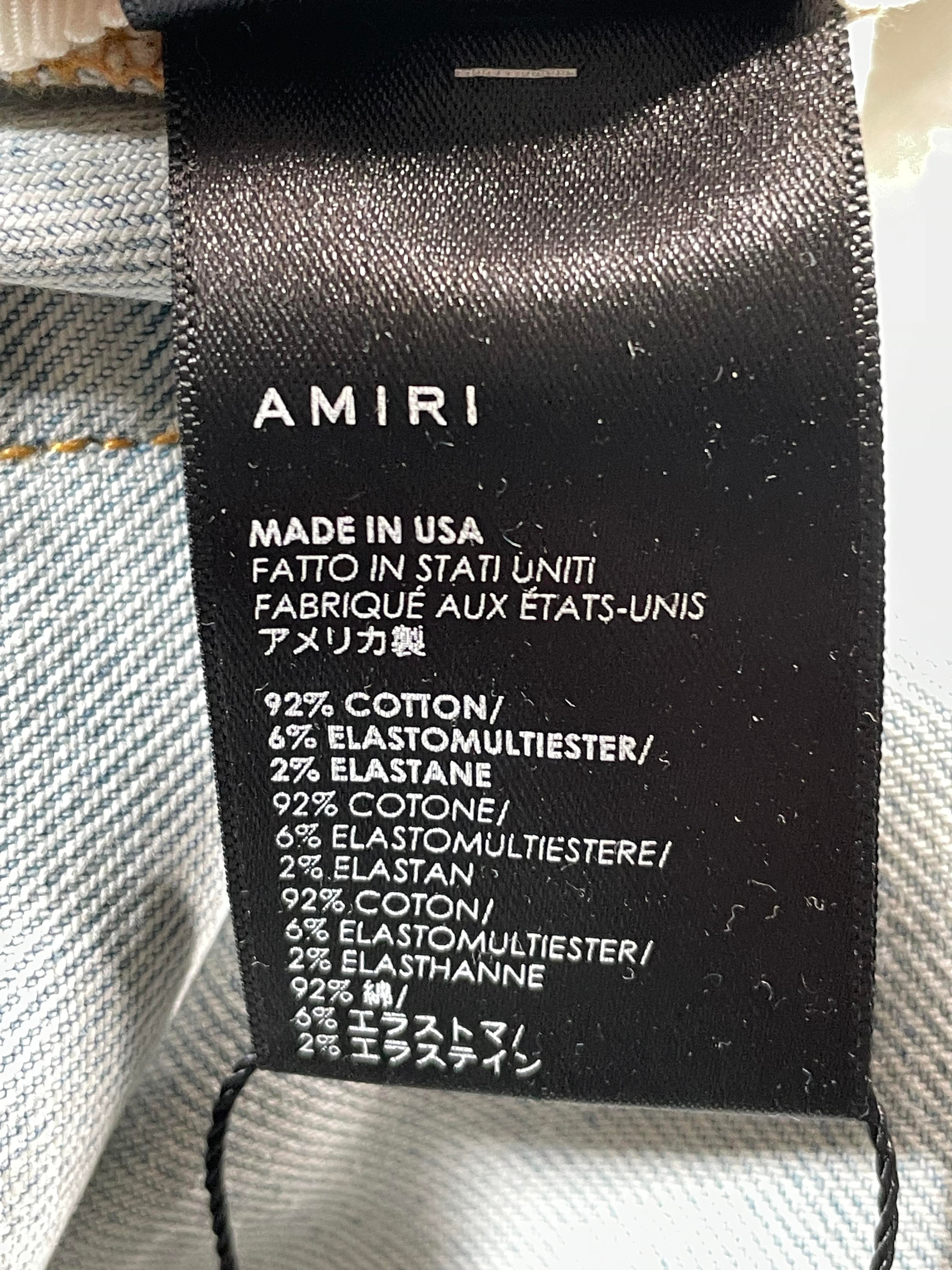Amiri Grateful Dead Dance Stone Wash Jeans