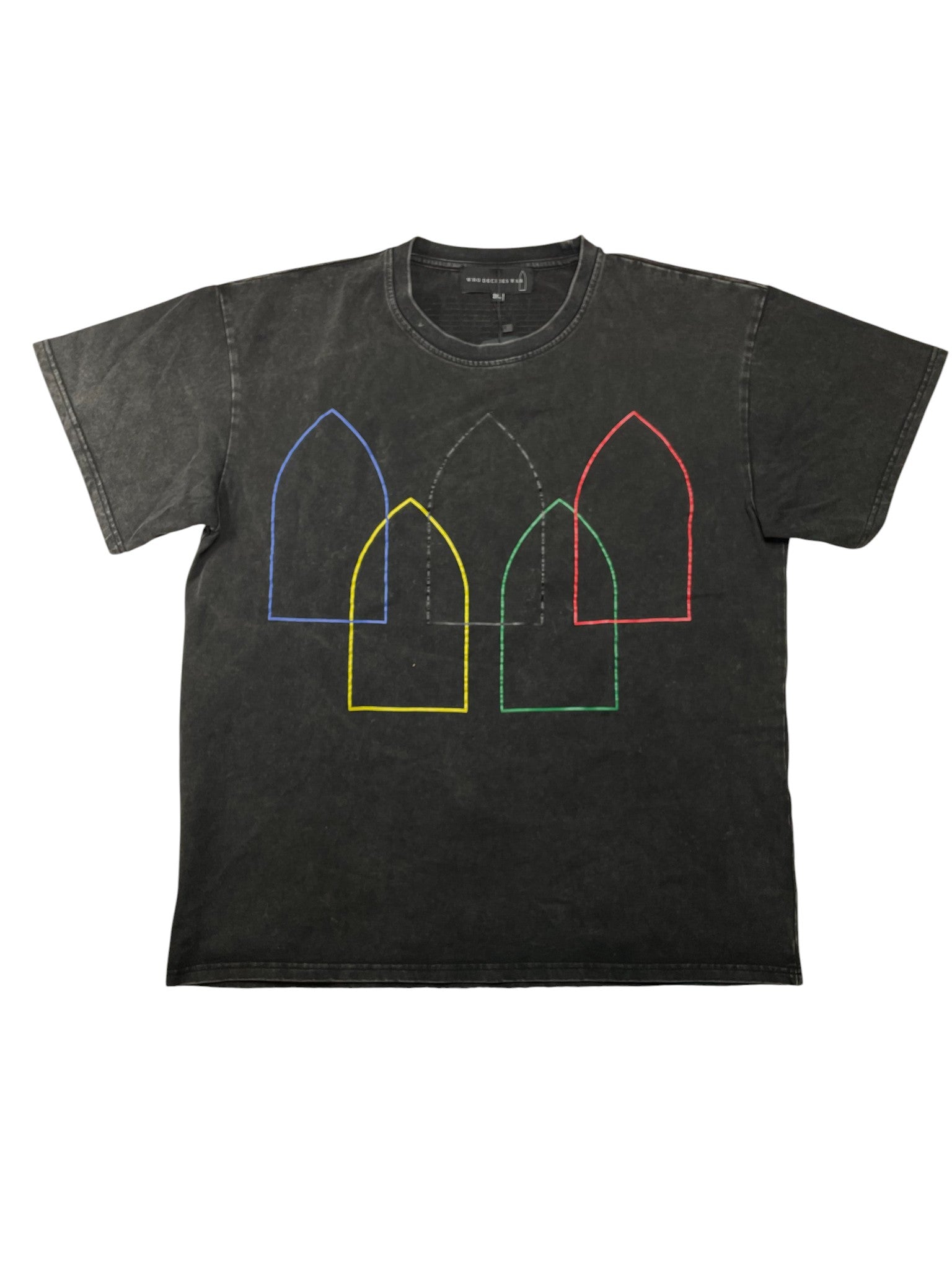 WDW 'Interwoven Window' Black Tee