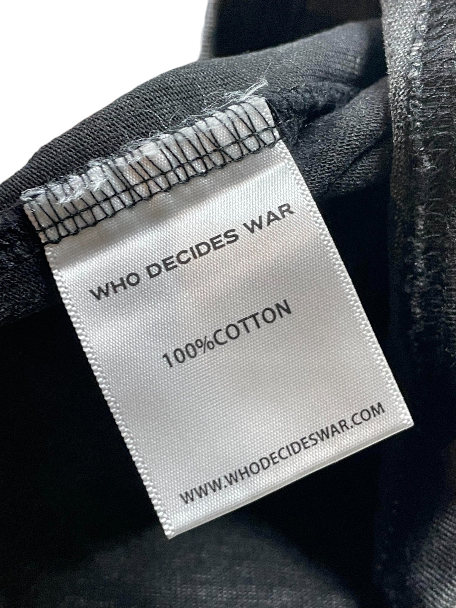 WDW 'Interwoven Window' Black Tee