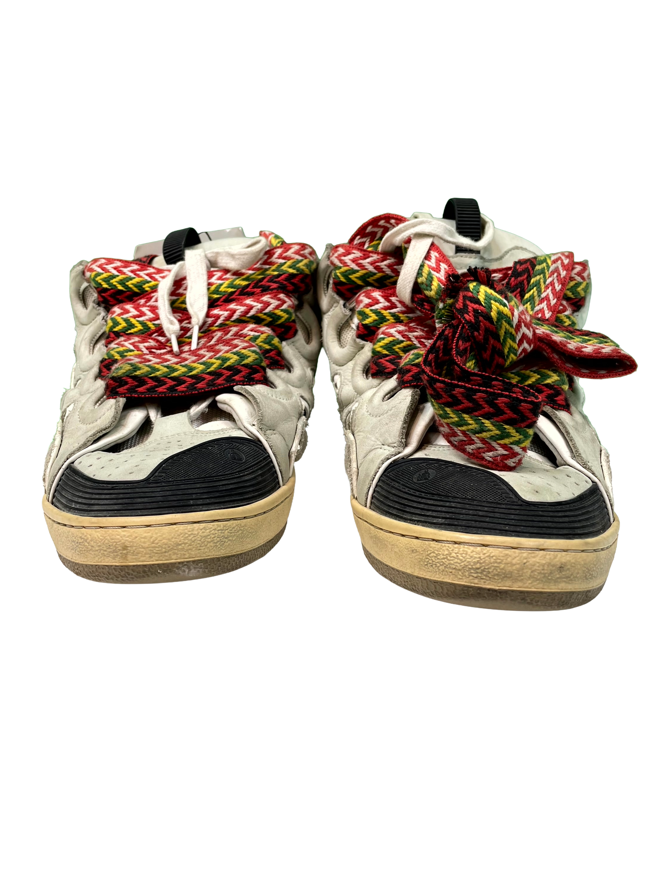 Lanvin Curb Rasta Cream Sneakers
