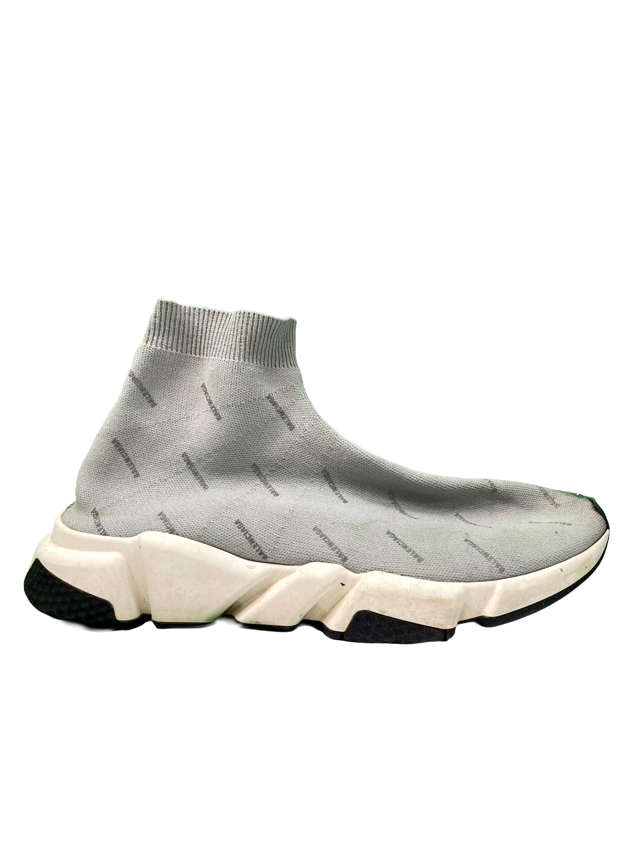 Balenciaga Grey Sock Runner Sneakers