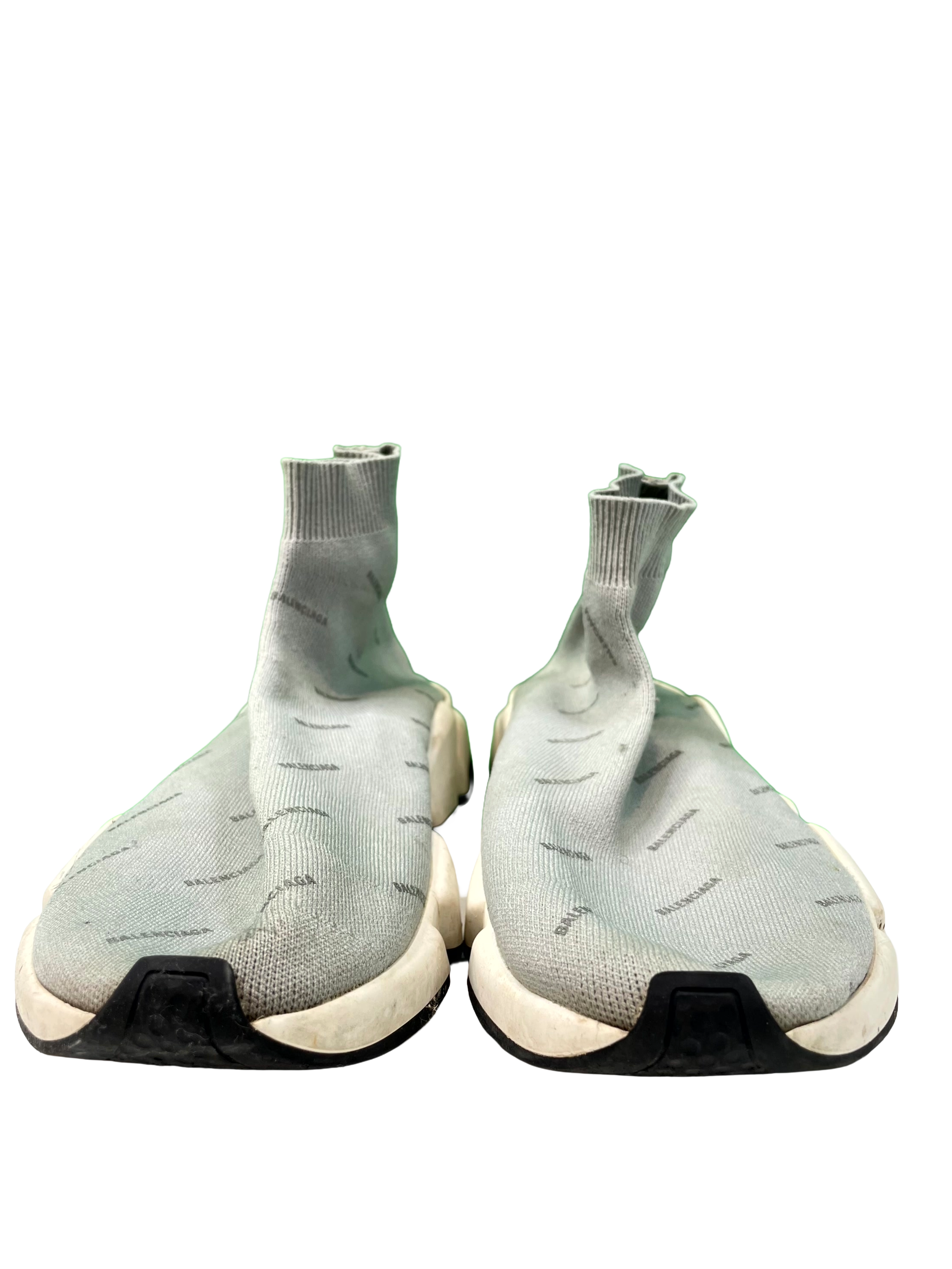 Balenciaga Grey Sock Runner Sneakers