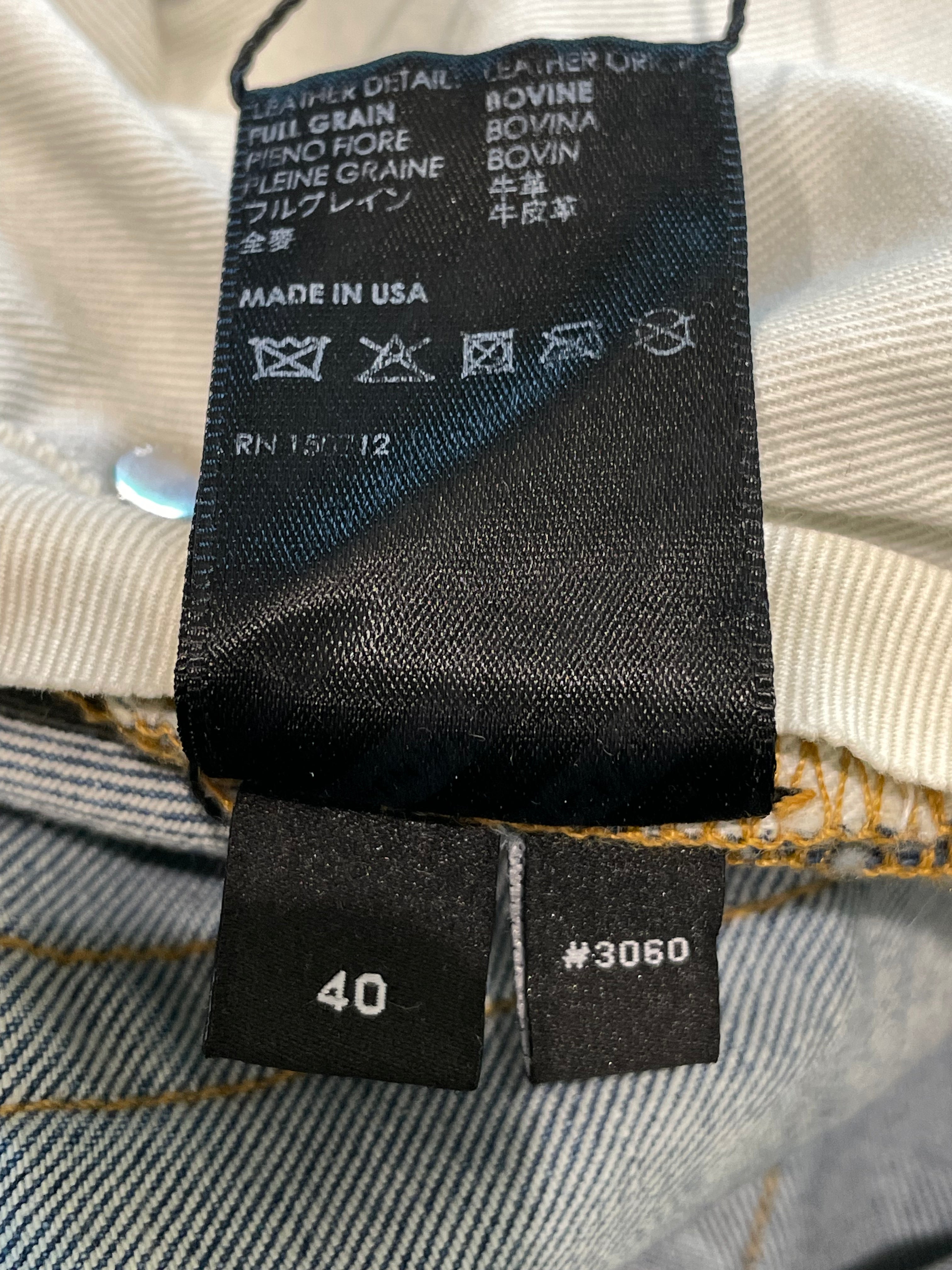 Amiri Clay Side Logo Light Wash Blue Jeans