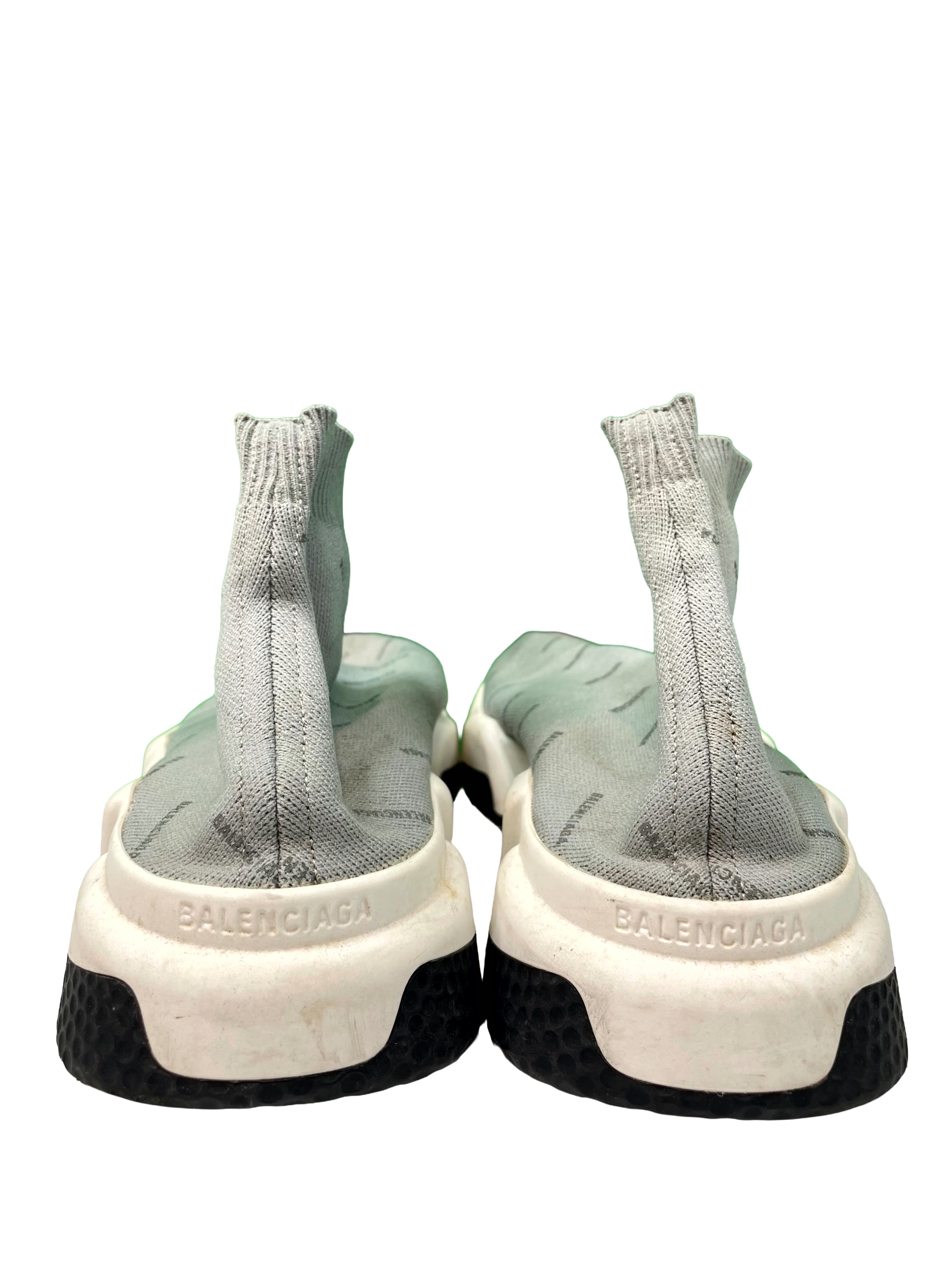 Balenciaga Grey Sock Runner Sneakers