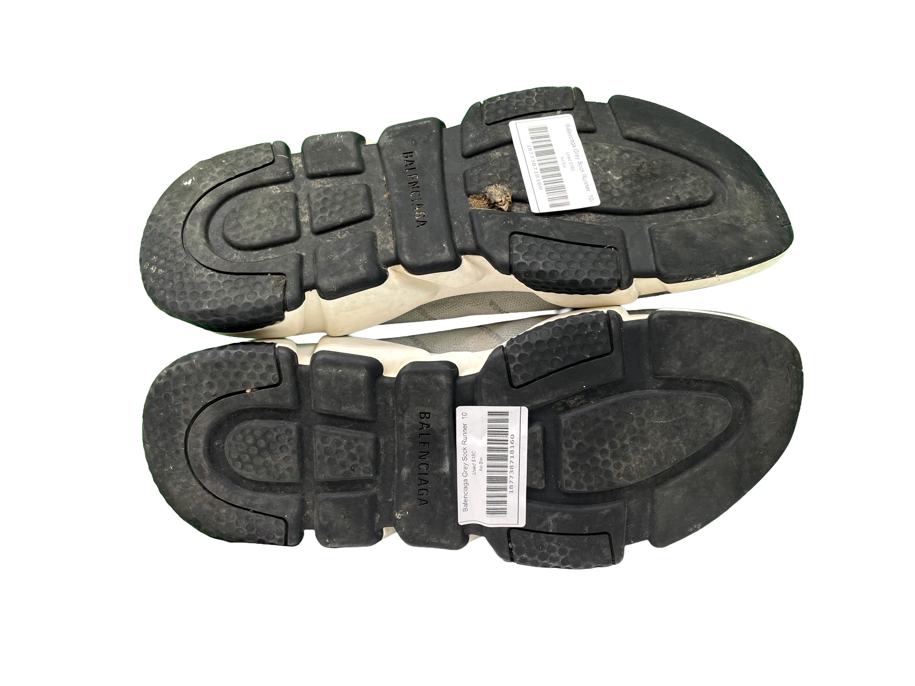 Balenciaga Grey Sock Runner Sneakers