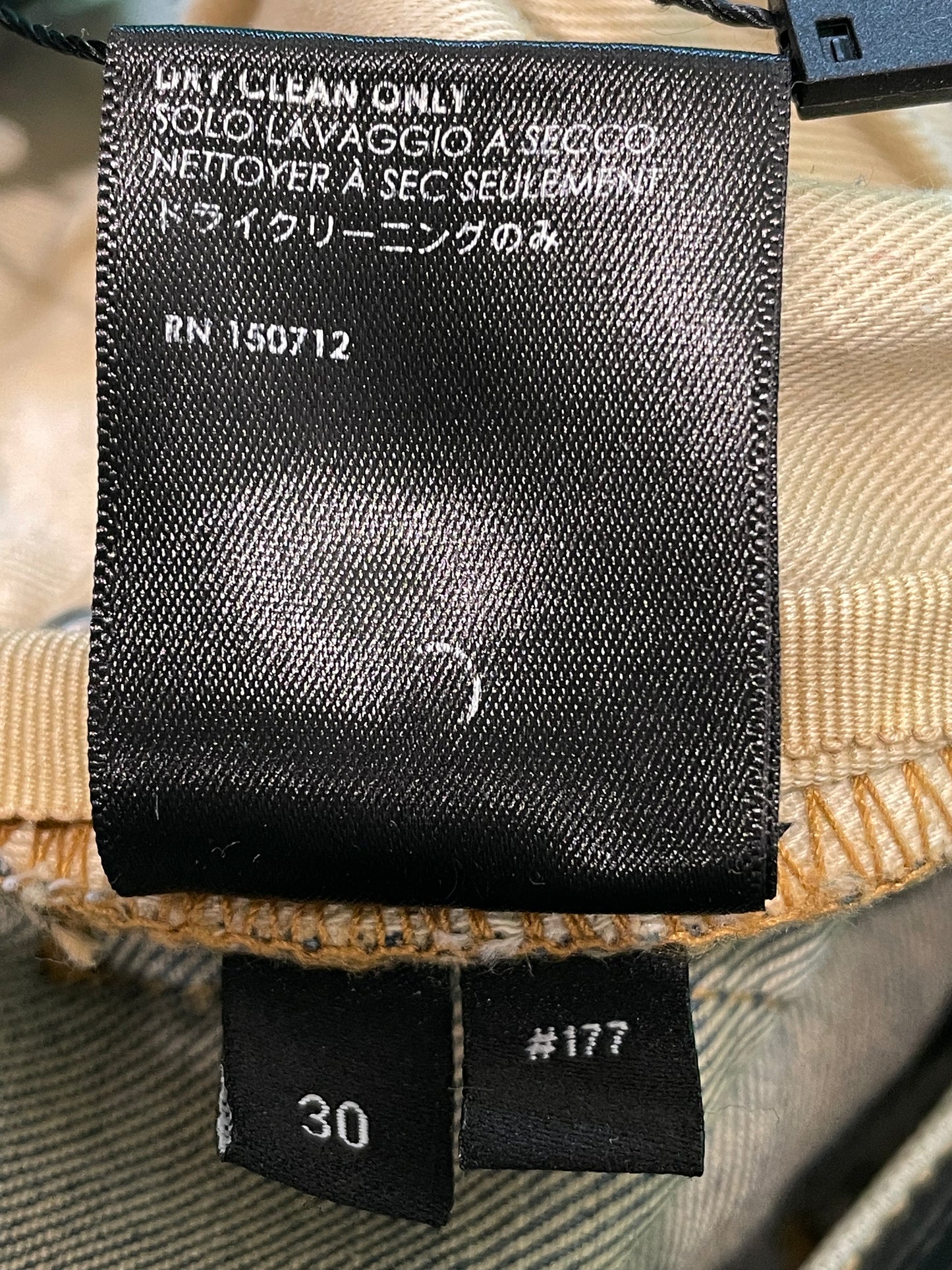 Amiri Clay Side Logo Light Wash Blue Jeans