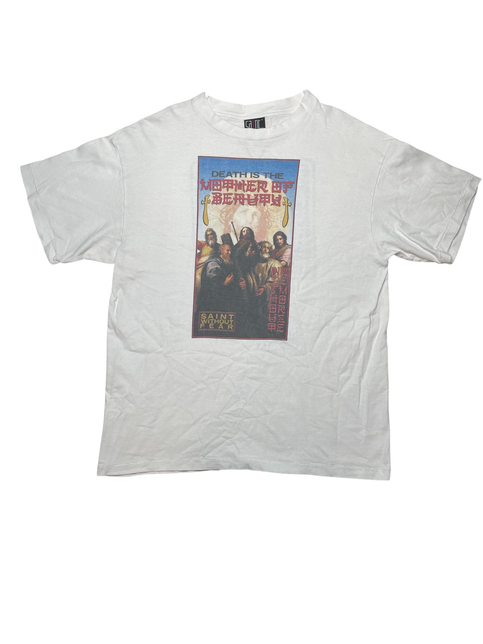 Saint Michael 'Death Is The' White Tee