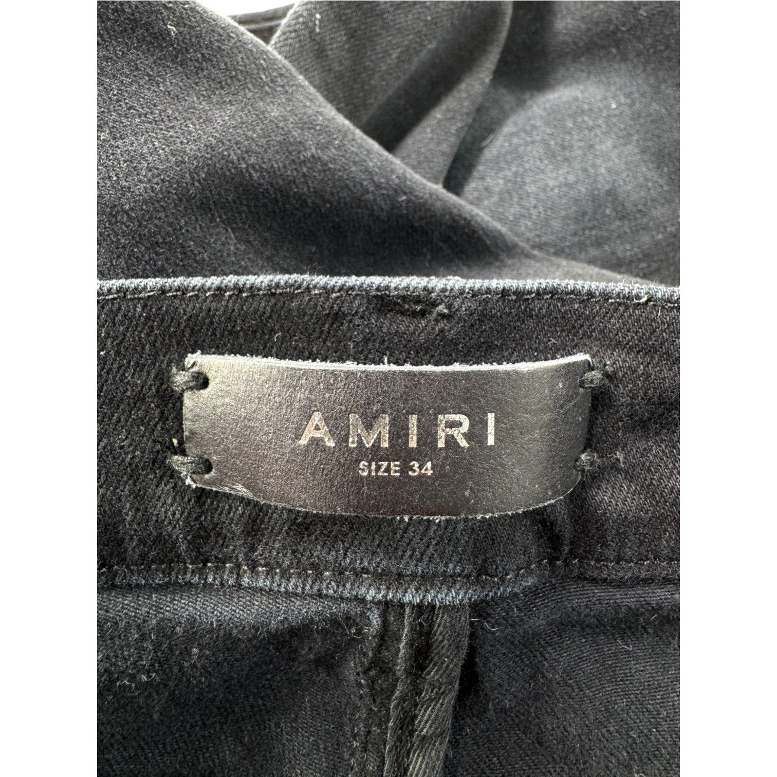 Amiri Art Patchwork Black Wash Jeans