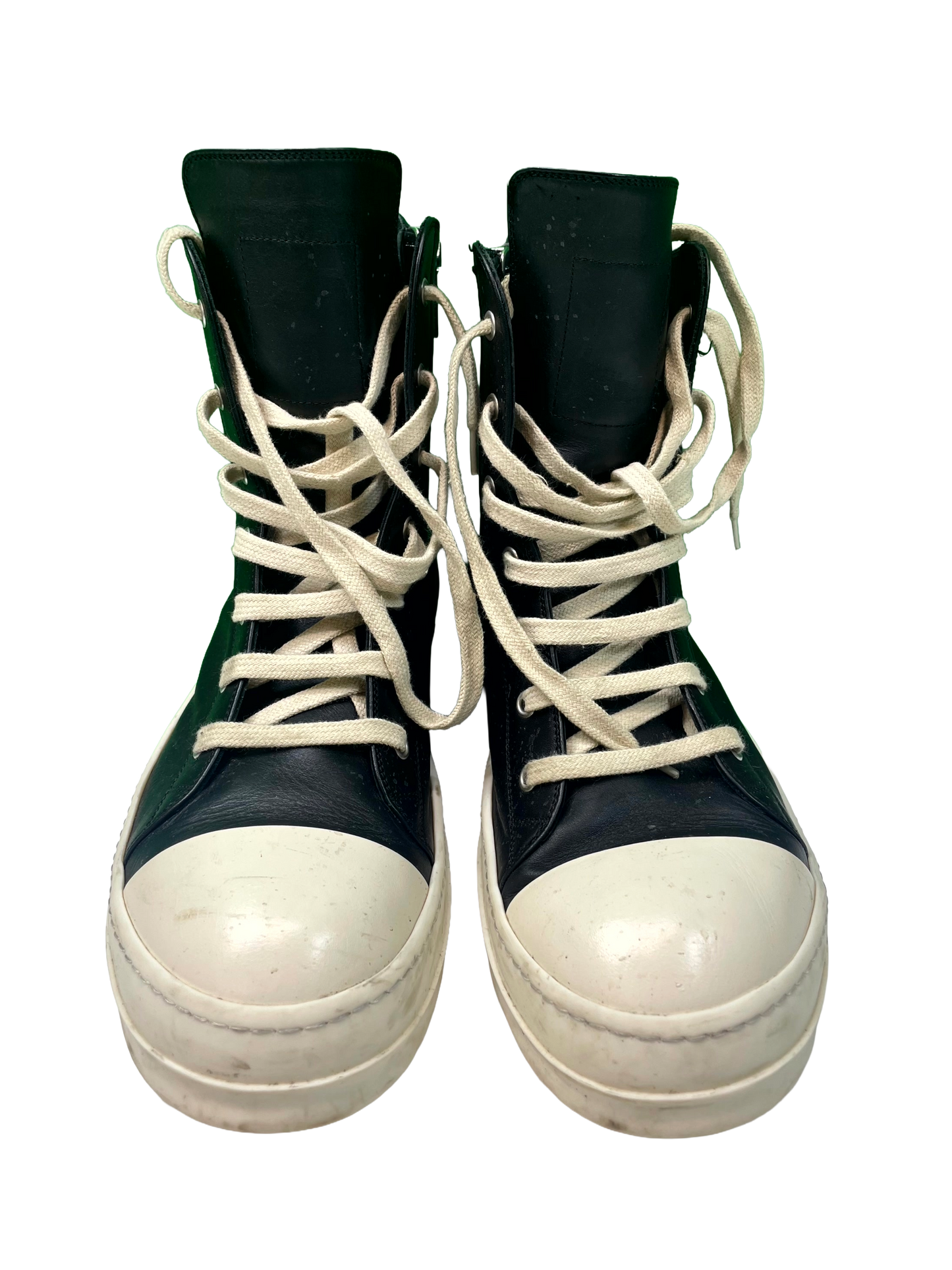 Rick Owens Ramone Hi Black Sneakers