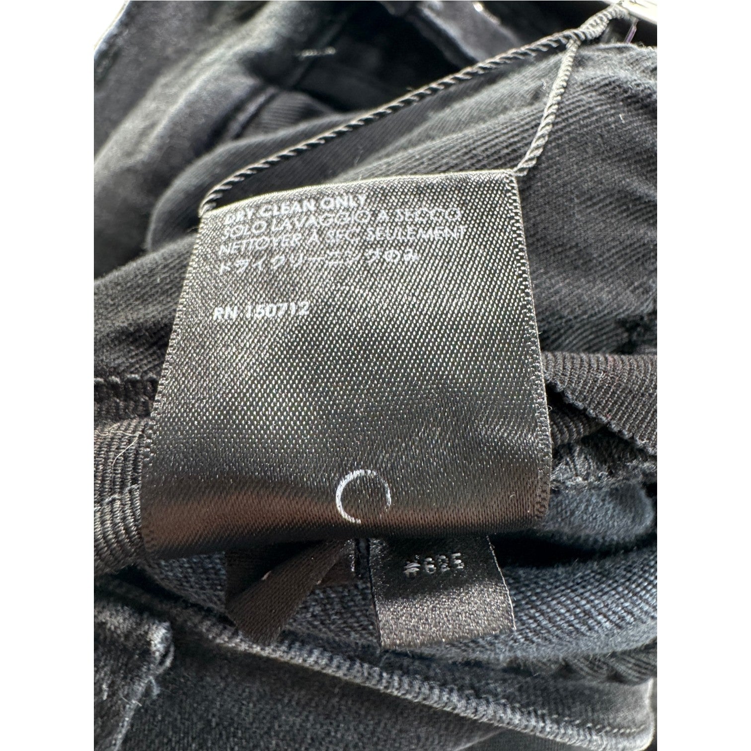 Amiri Embroidered Side Logo (Altered Fits 29) Black Wash Jeans