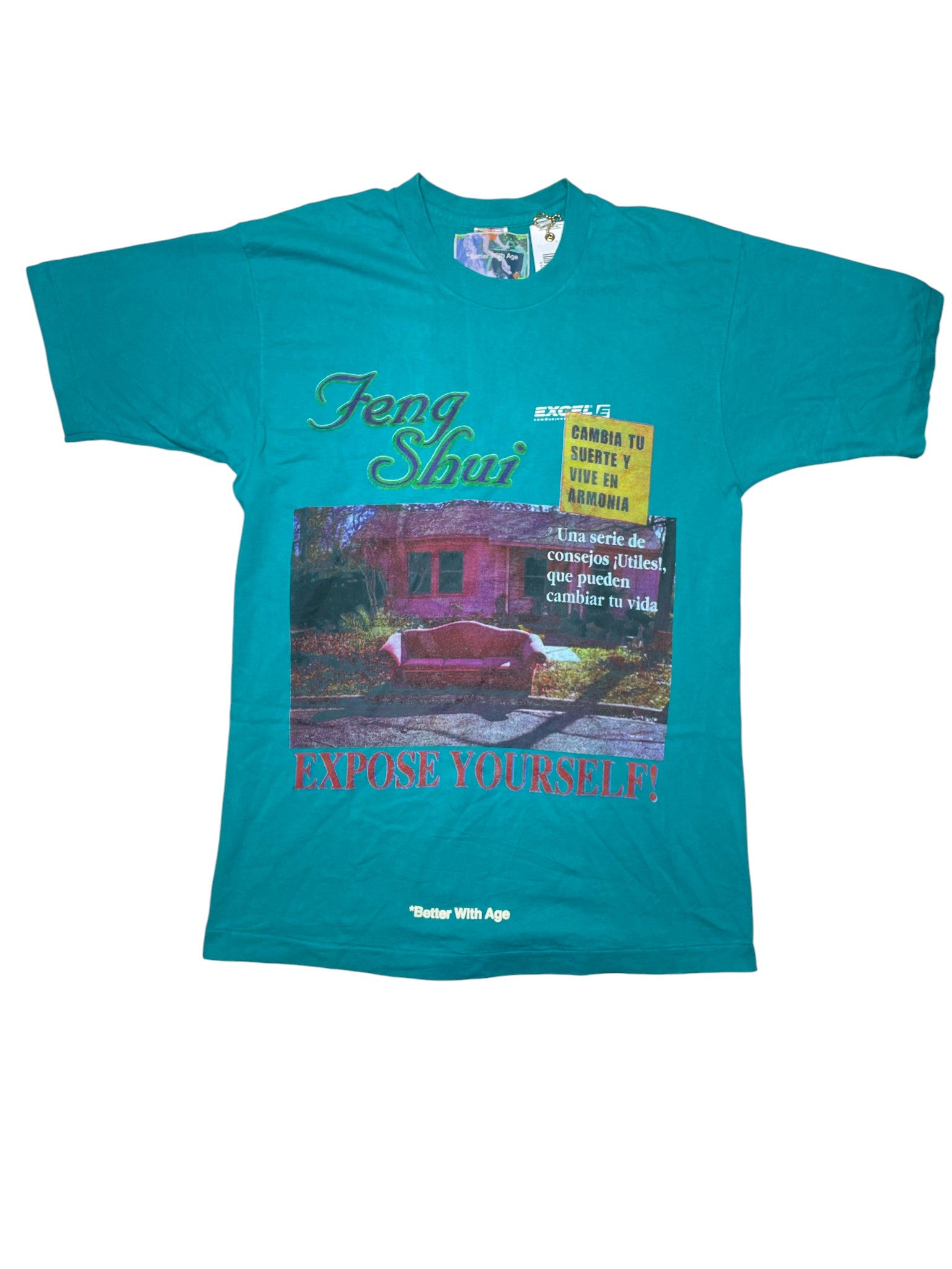 Better With Age 'Exposé' Teal Tee