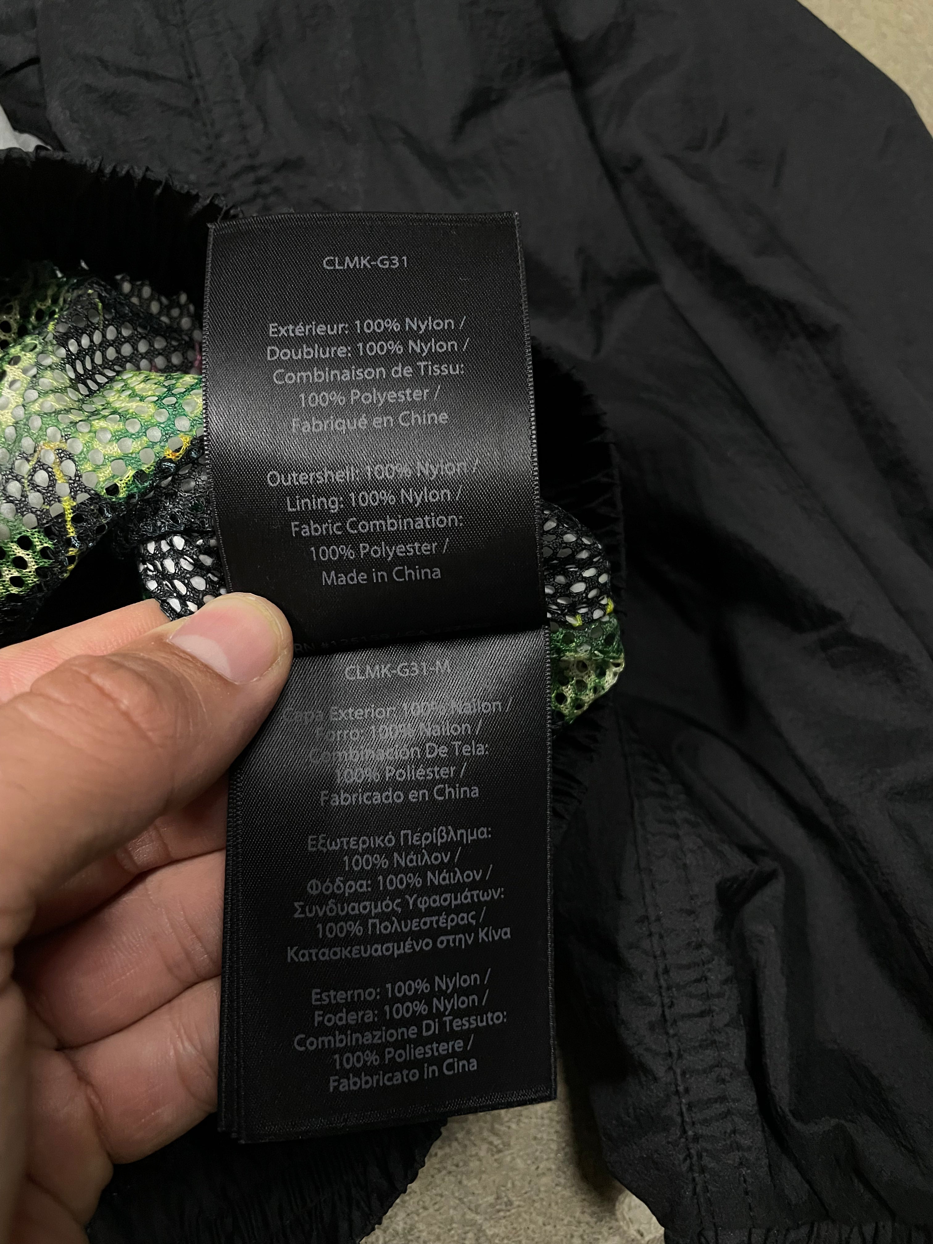 Mackage Rain Jacket Black White XL Used