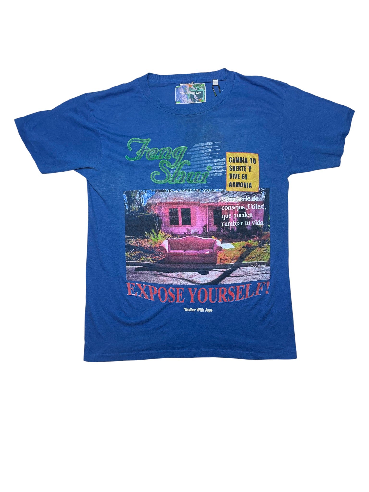 Better With Age 'Exposé' Blue Tee