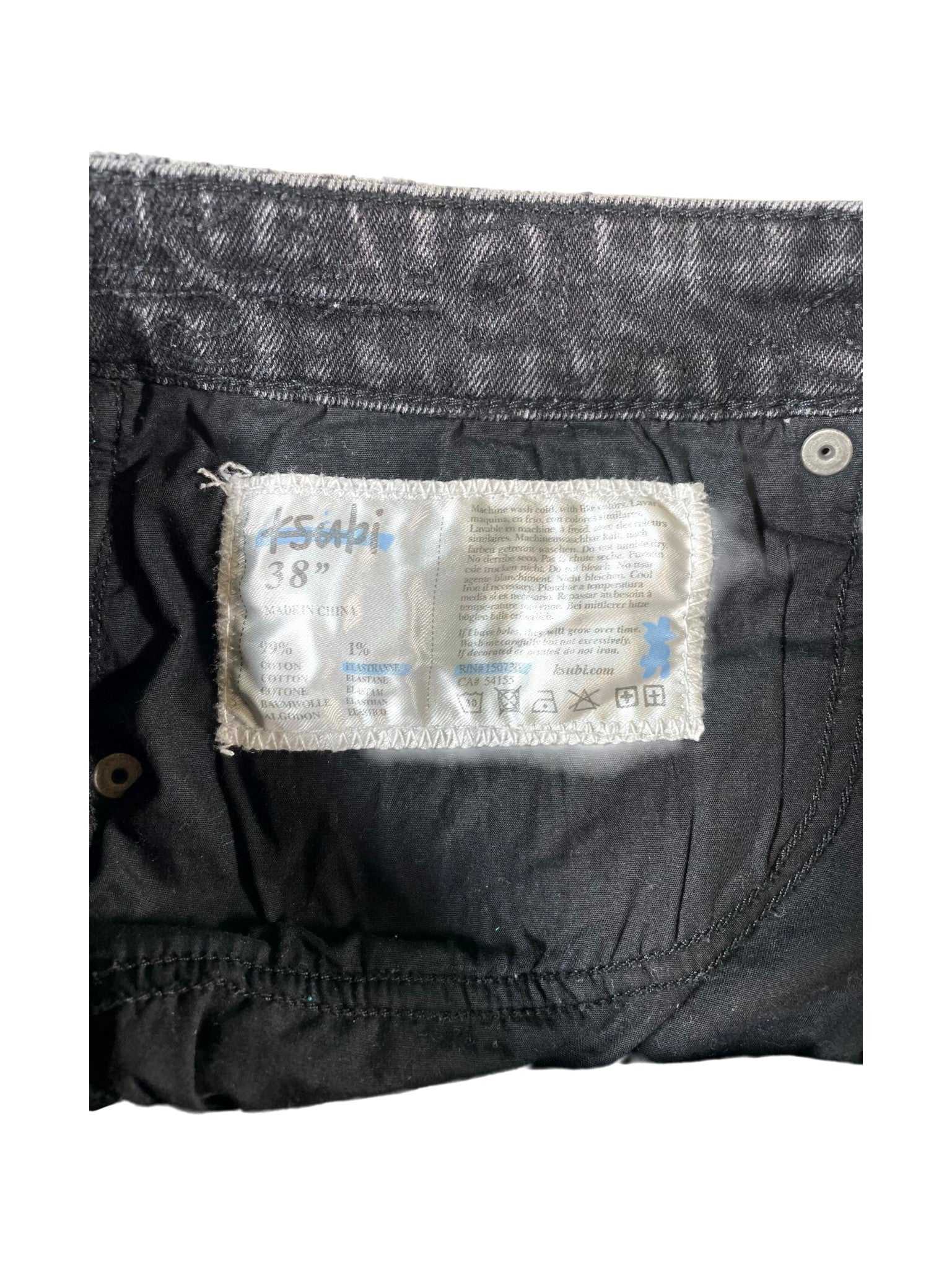 Ksubi "All Over Logo" Black Jeans