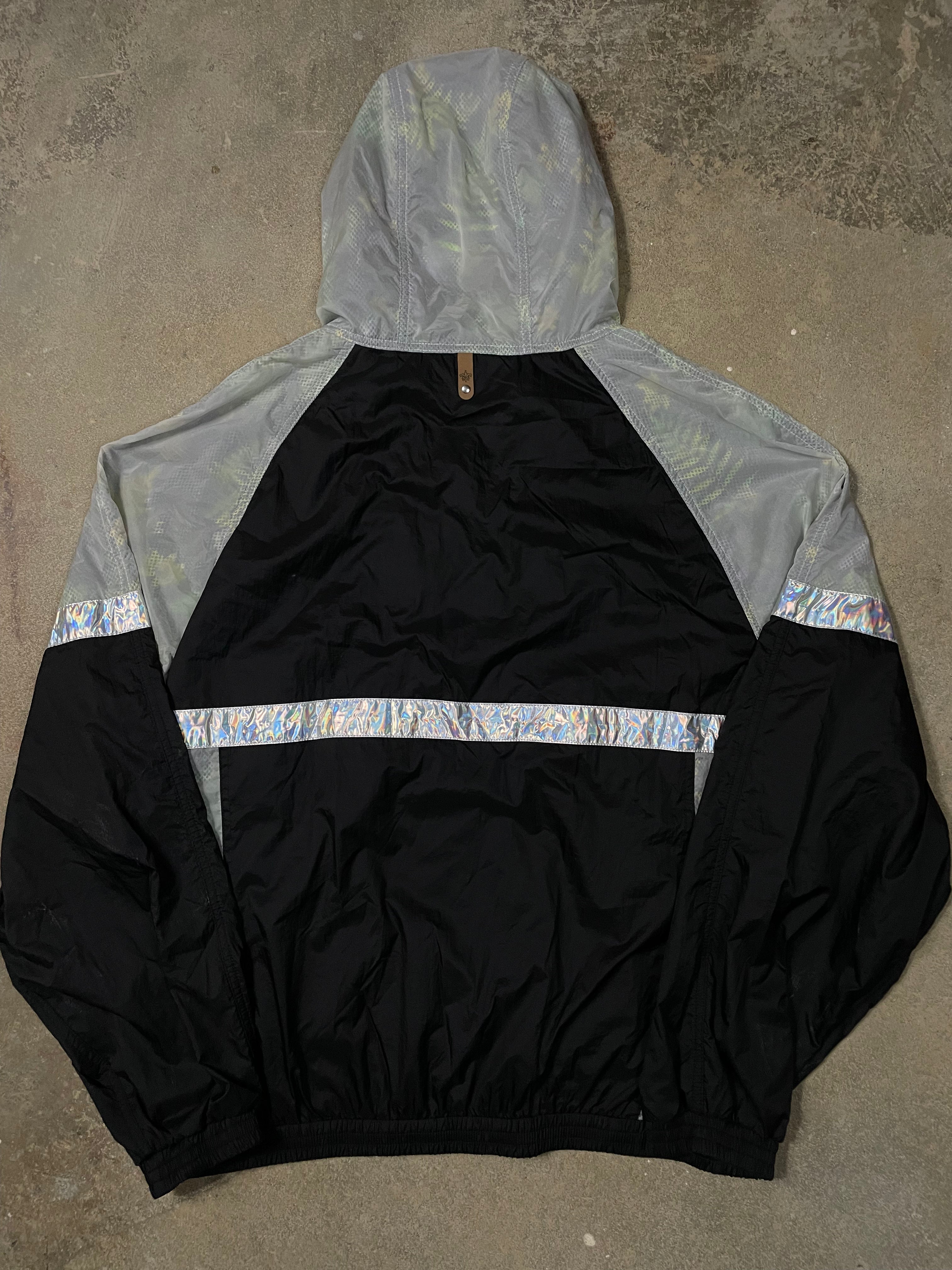 Mackage Rain Jacket Black White XL Used