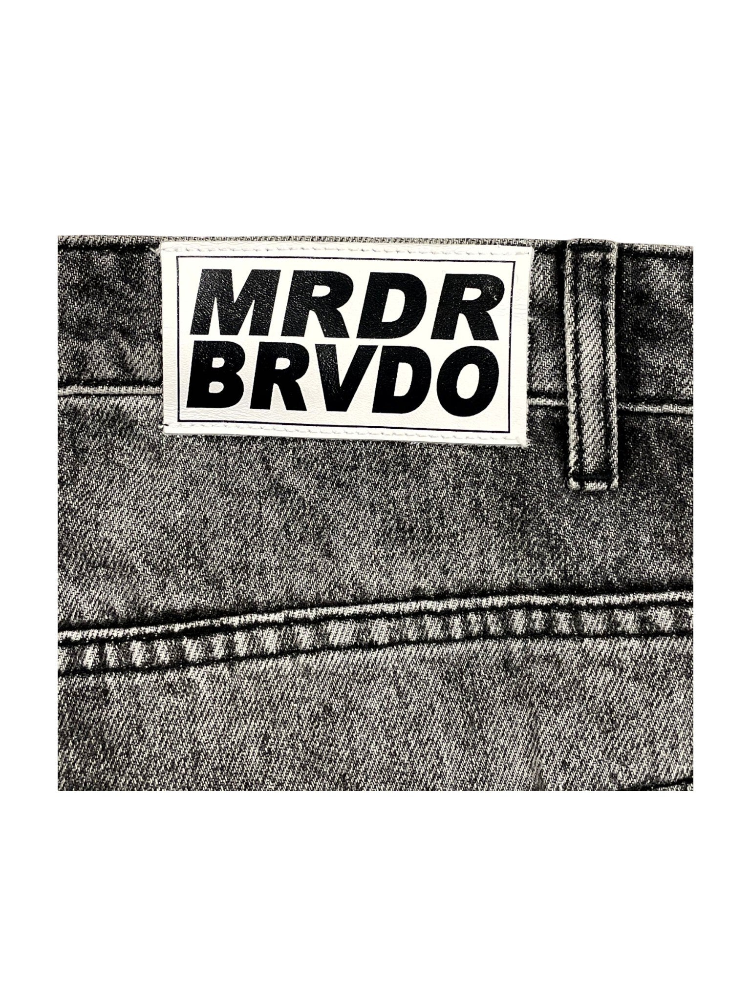 Who Decides War Distressed Black Wash Jeans