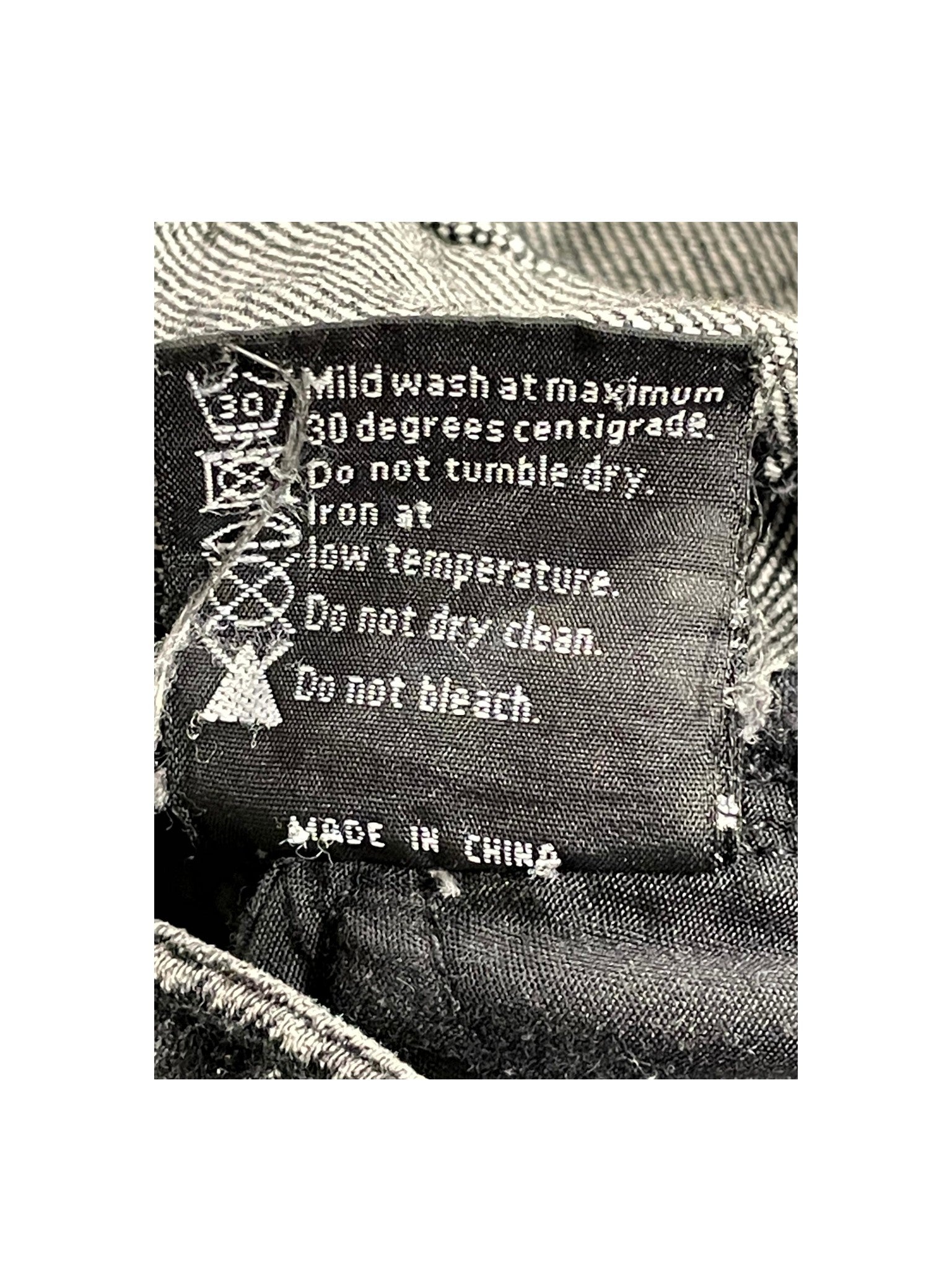 Who Decides War Distressed Black Wash Jeans