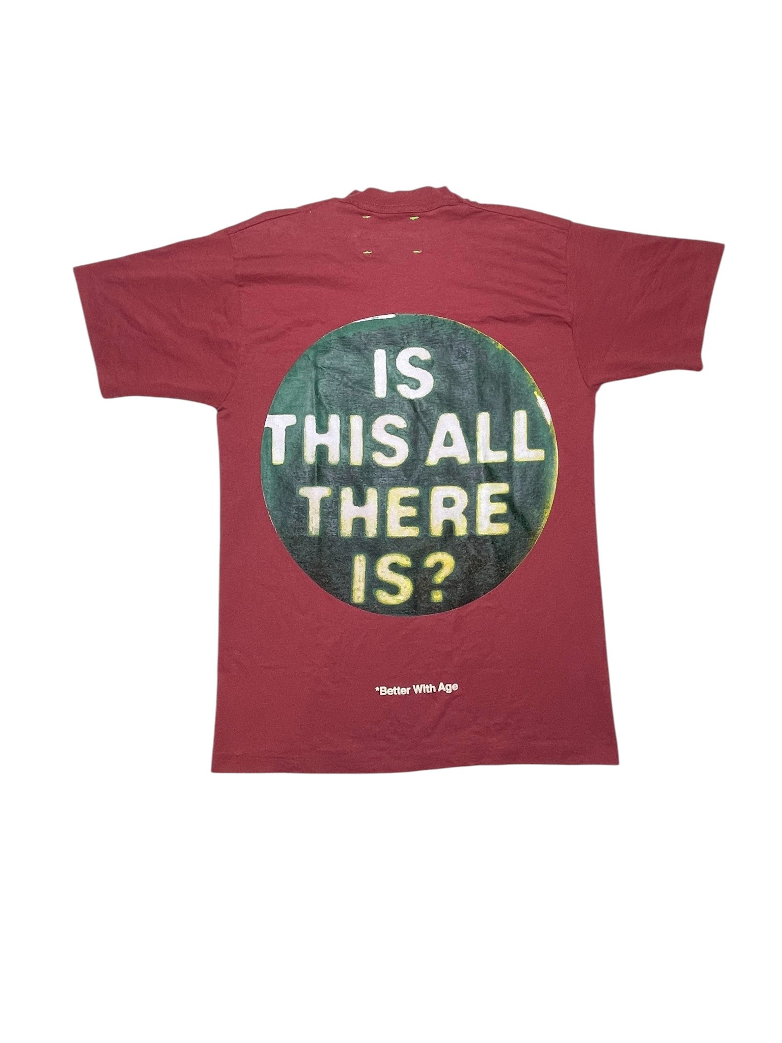 Better With Age Abducted By Aliens Red Tee