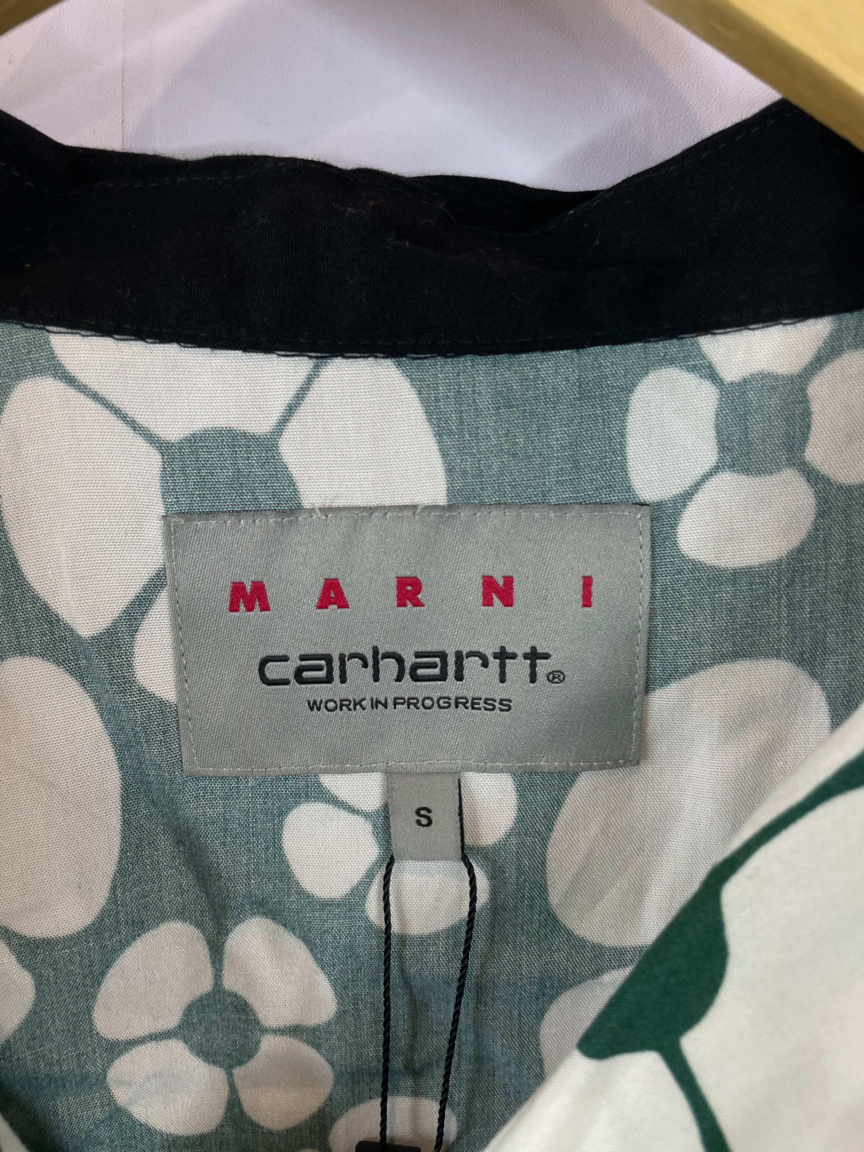 Marni x Carhartt Button Up Green Used Small