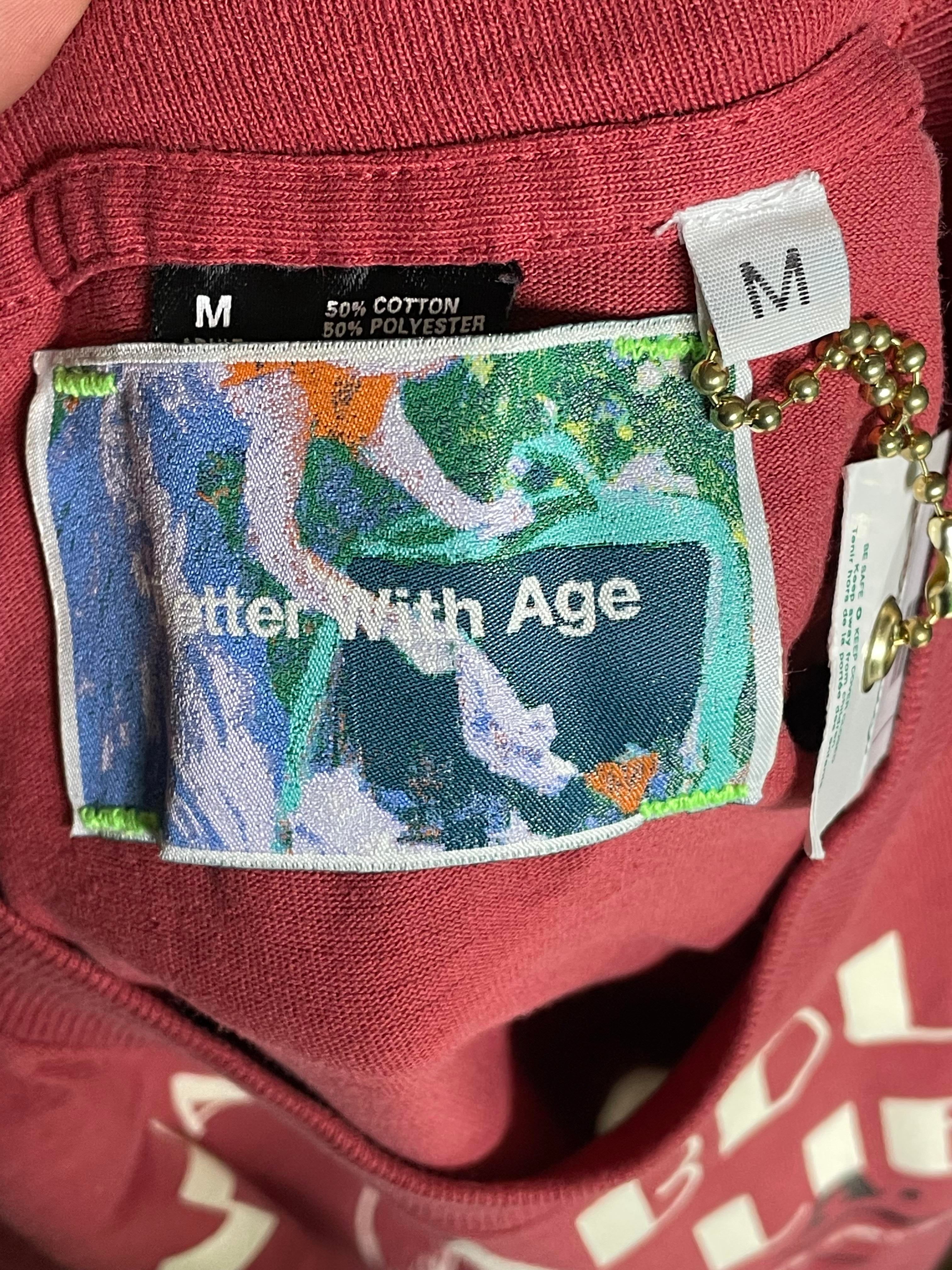 Better With Age Abducted By Aliens Red Tee