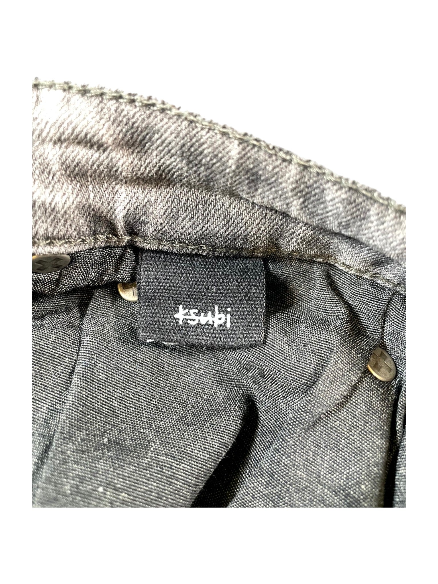 Ksubi Plain Grey Jeans