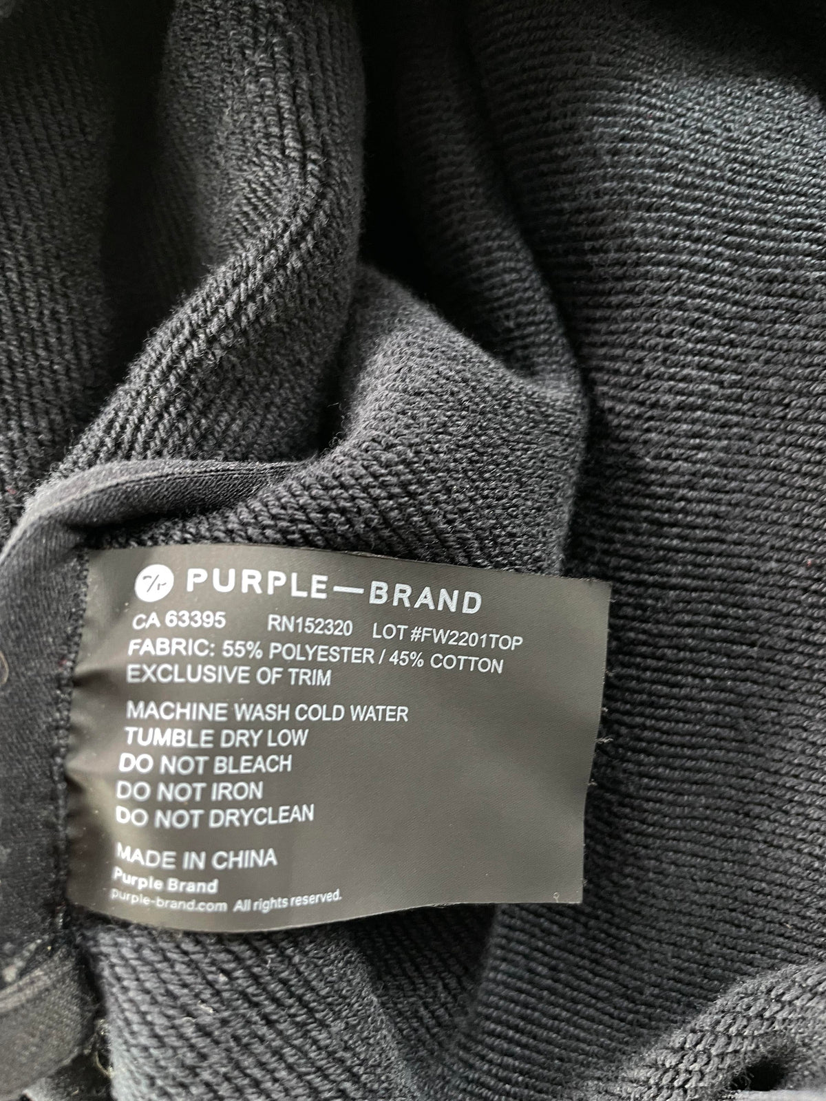 Purple Brand Navy Striped Track Jacket