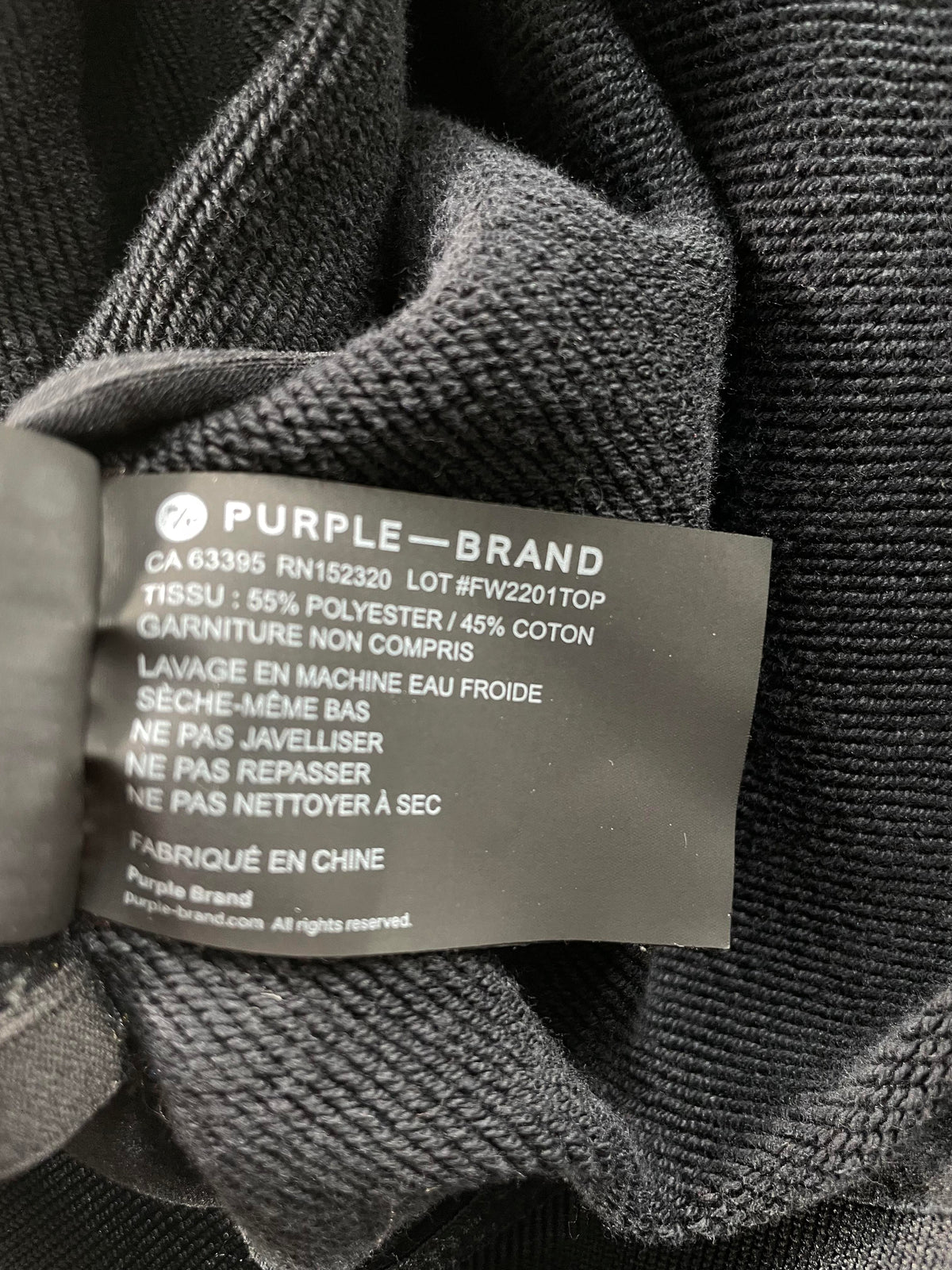 Purple Brand Navy Striped Track Jacket
