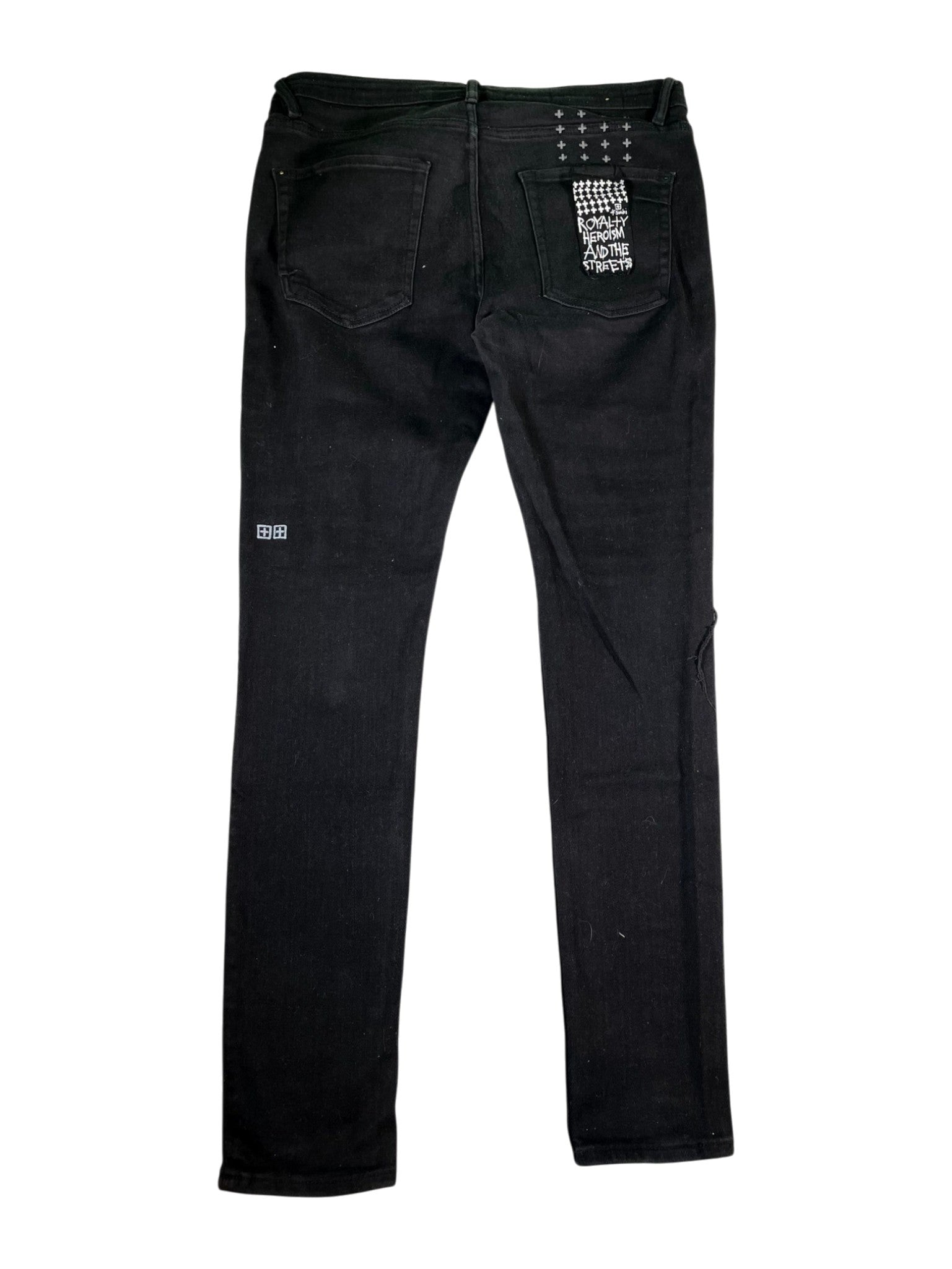 Ksubi Jeans Ripped Black Jeans