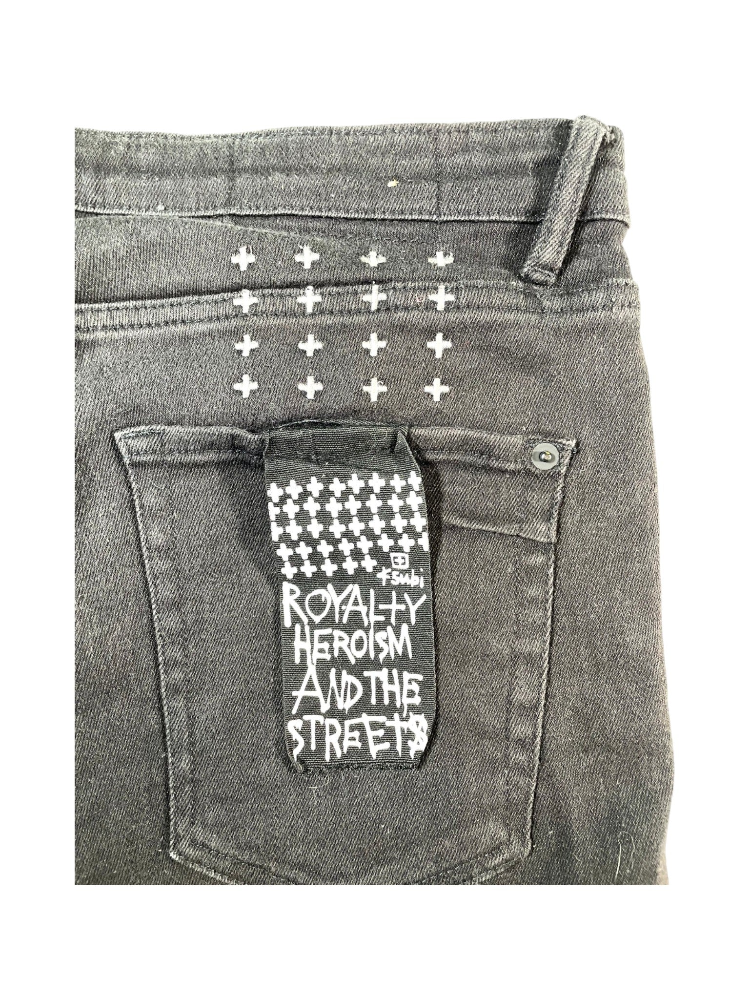 Ksubi Jeans Ripped Black Jeans