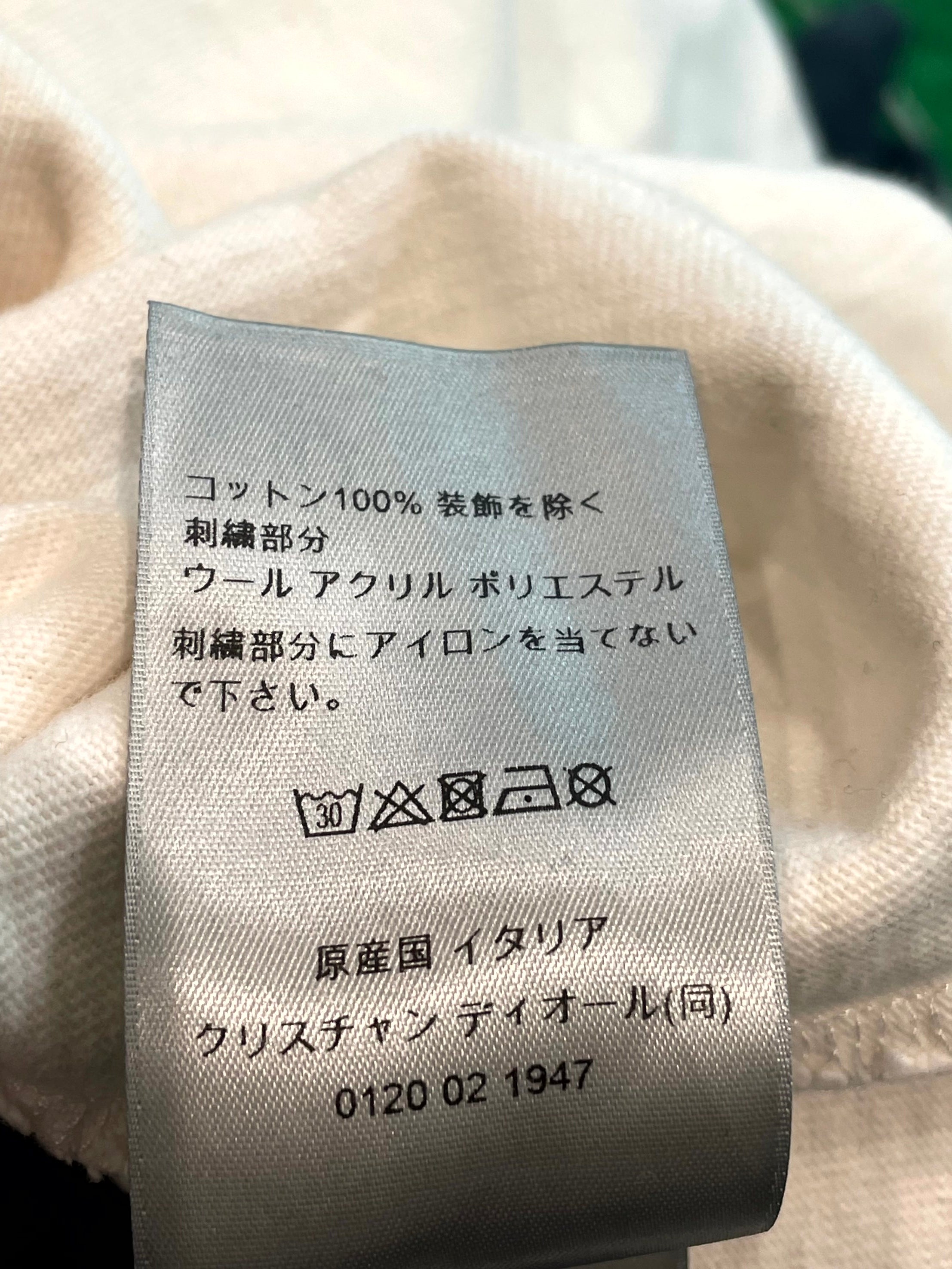 Dior x Denim Tears White Floral Lightly Worn Tee