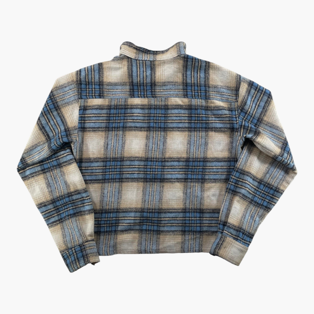 Vale Web Blue & Cream Flannel