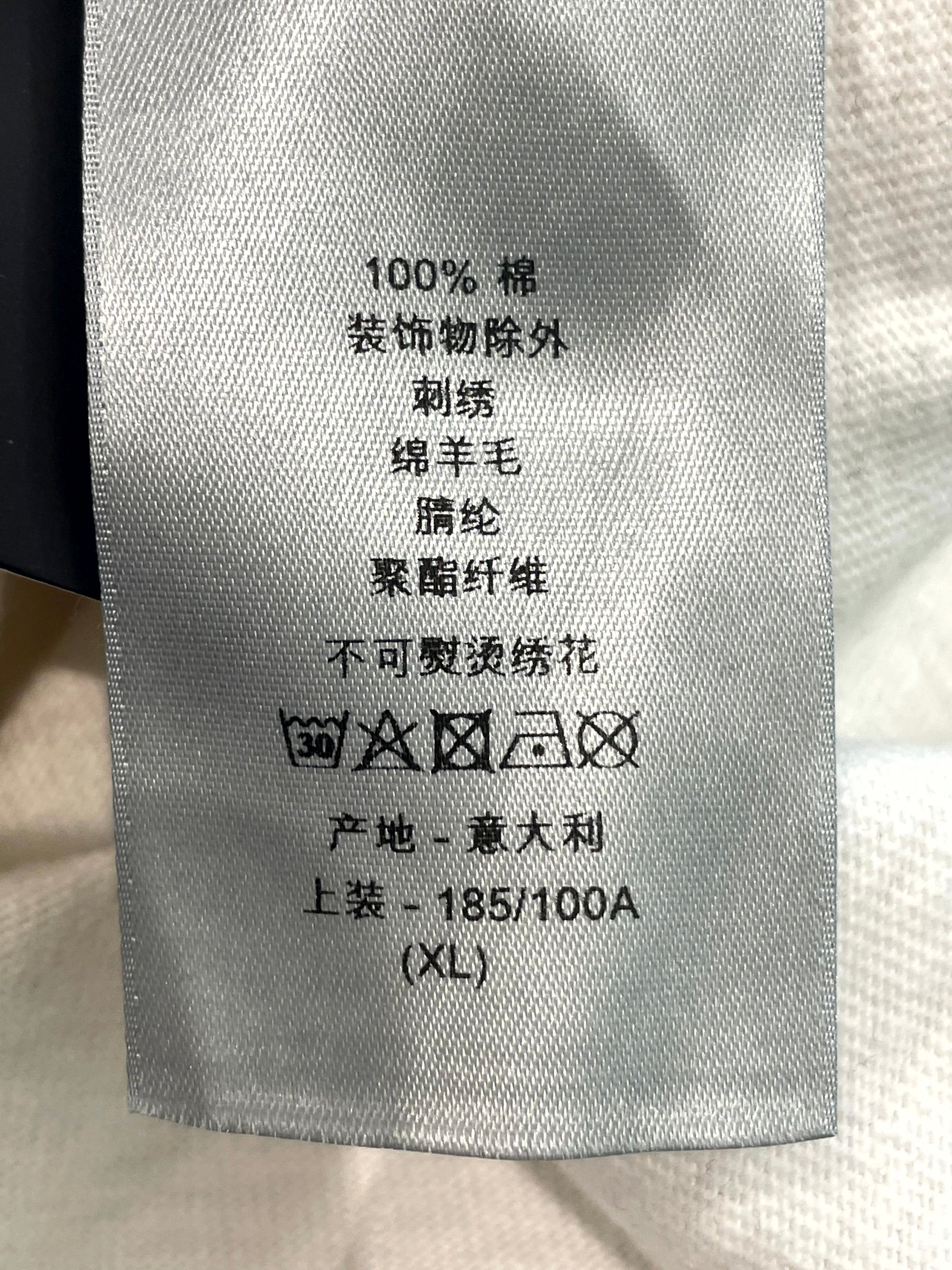 Dior x Denim Tears White Floral Lightly Worn Tee