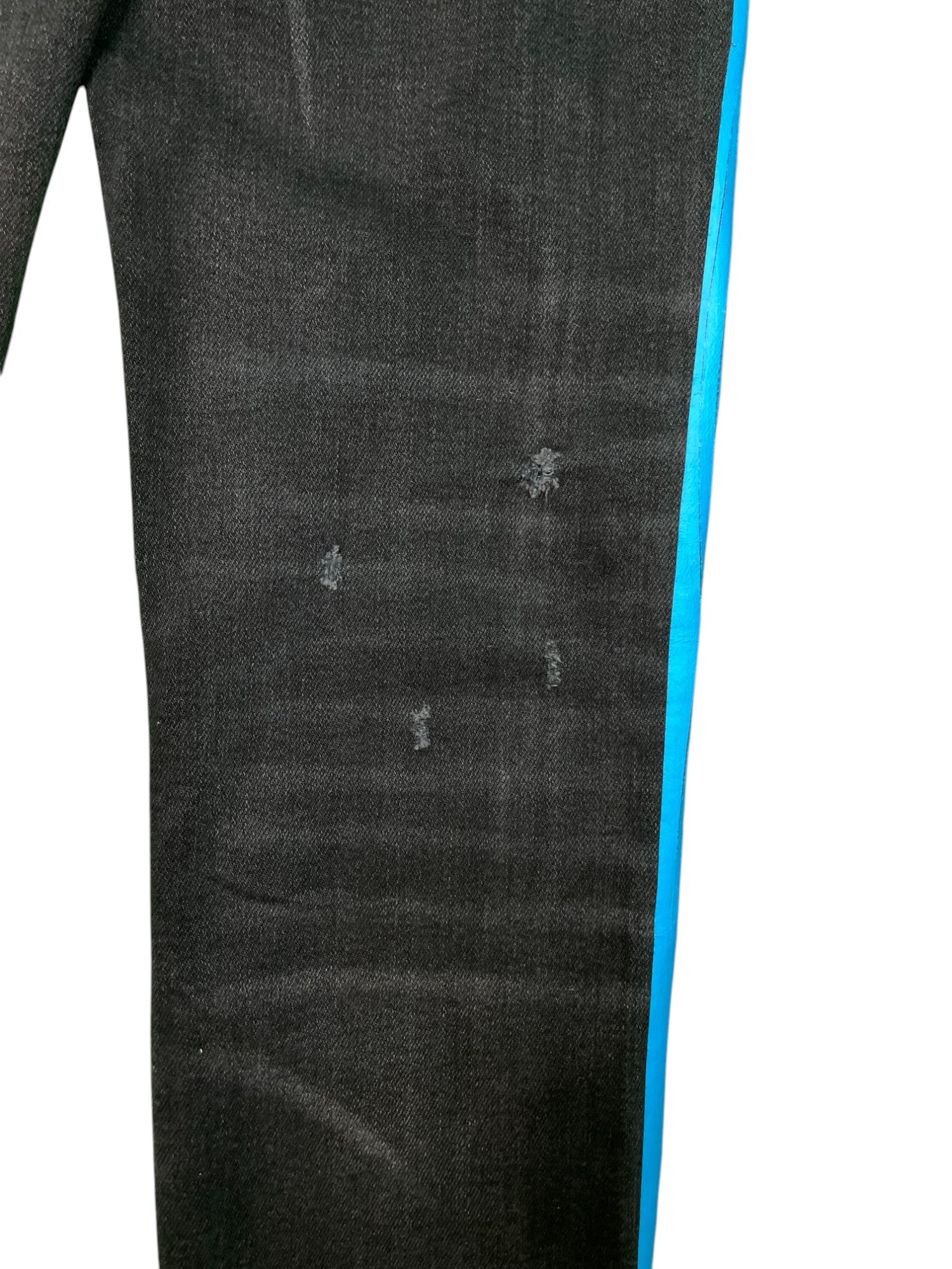 Amiri Thrasher Black & Blue Stripe Jeans